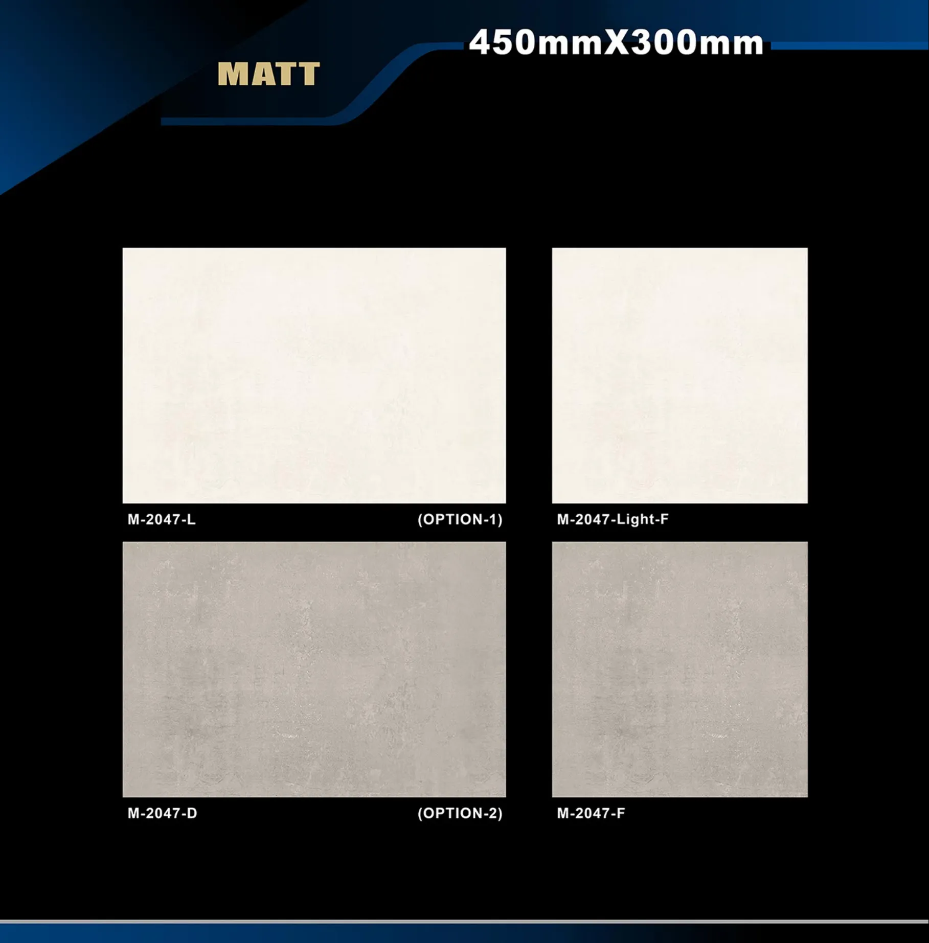 12 X 18 Matt - Design 22 - 300x450mm Matt