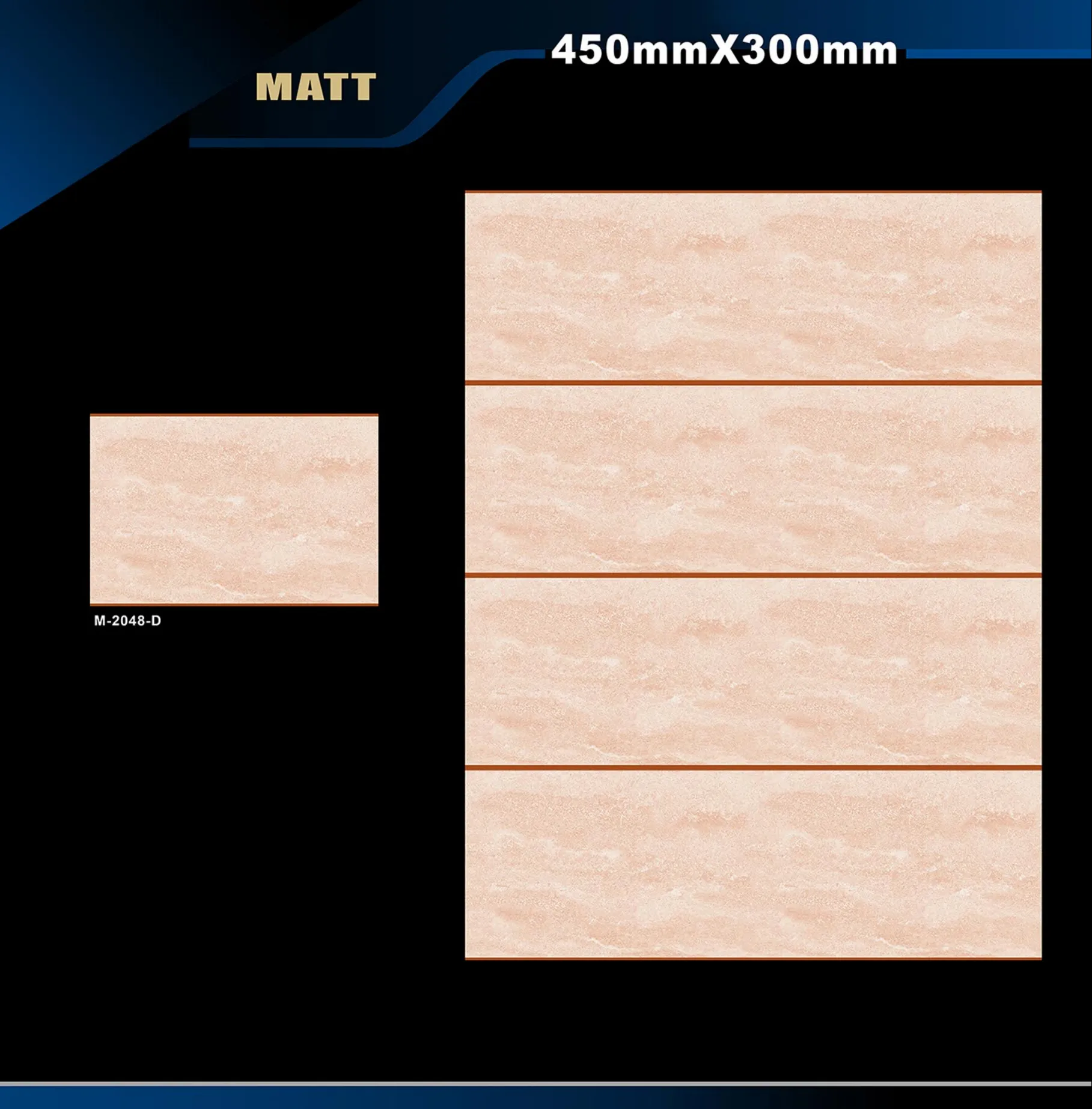 12 X 18 Matt - Design 23 - 300x450mm Matt