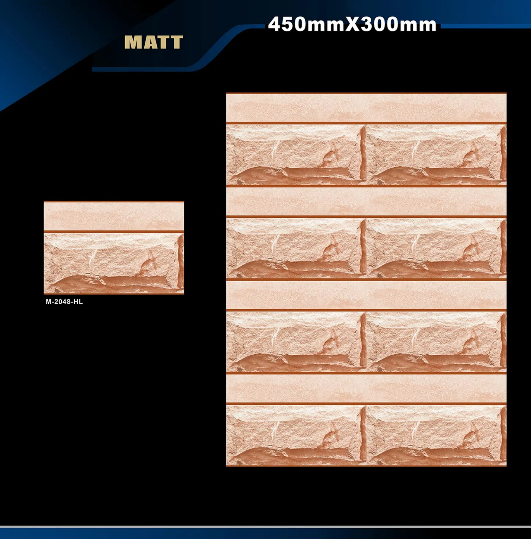 12 X 18 Matt - Design 25 - 300x450mm Matt