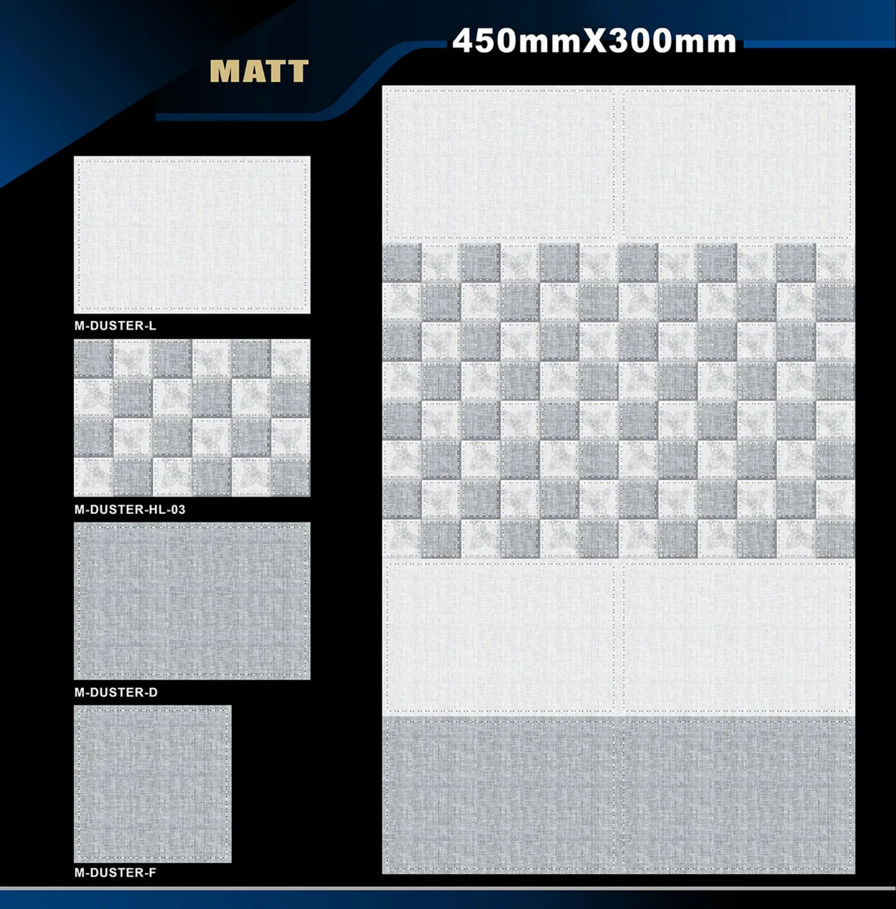 12 X 18 Matt - Design 29 - 300x450mm Matt