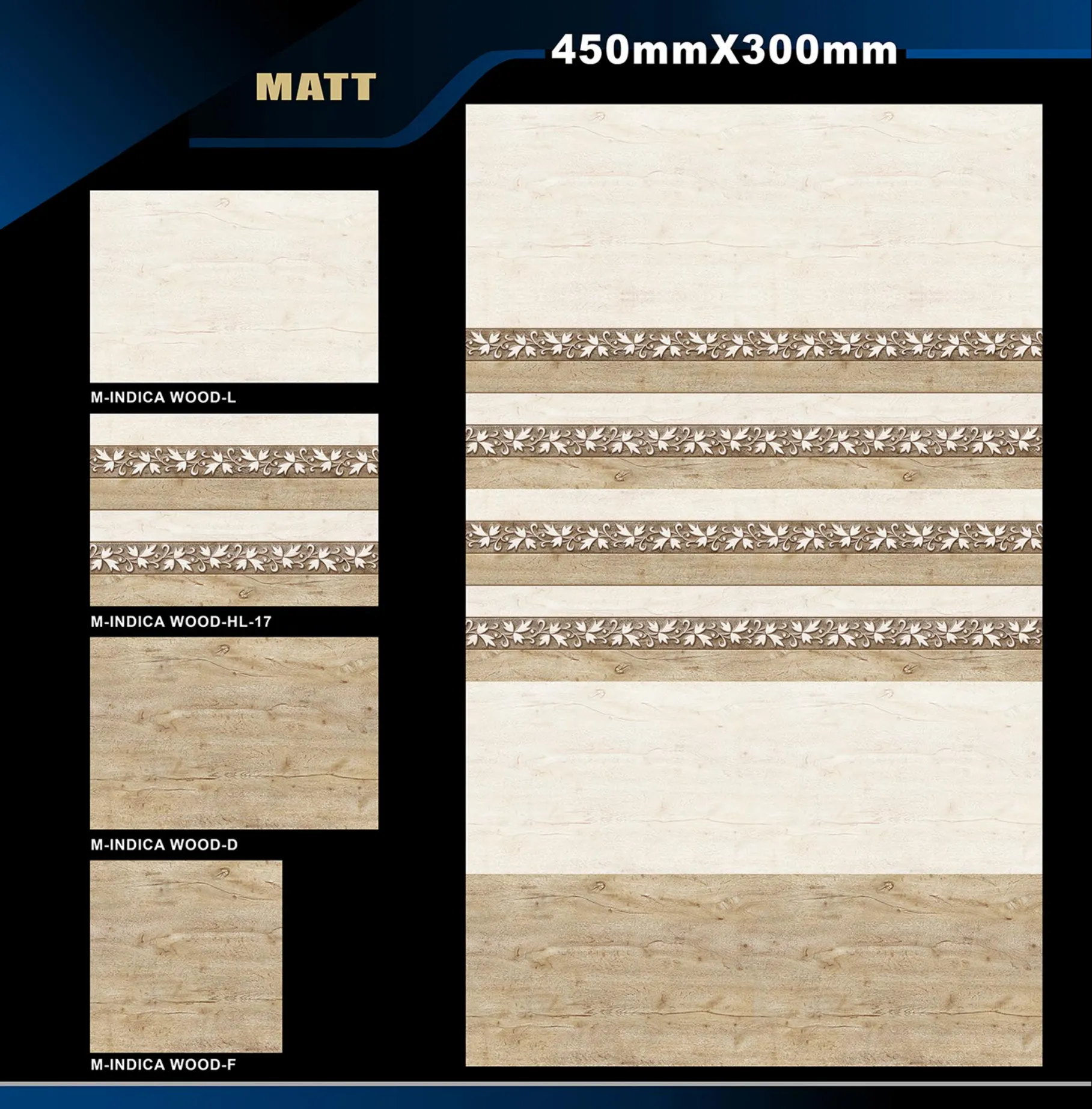 12 X 18 Matt - Design 31 - 300x450mm Matt