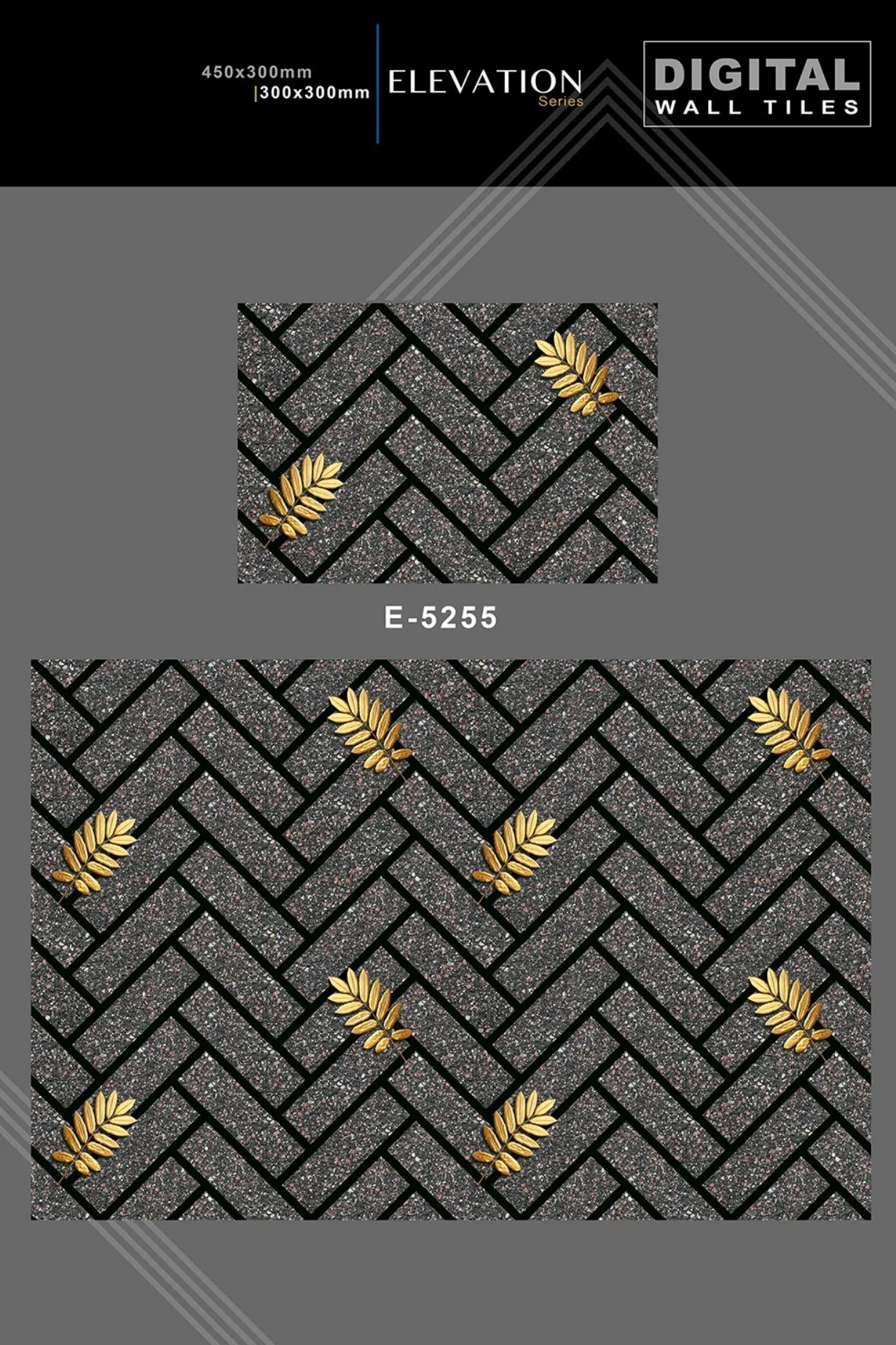 12 X 18 New Elevation E 4045 To E 9062 - Design 18 - 300x450mm Elevation
