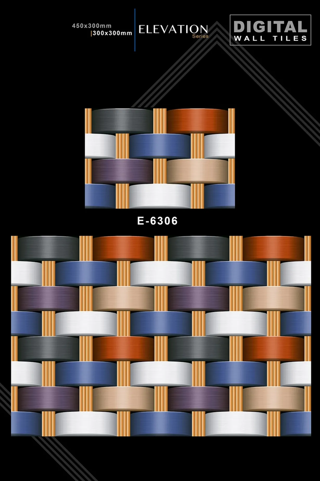 12 X 18 New Elevation E 4045 To E 9062 - Design 42 - 300x450mm Elevation