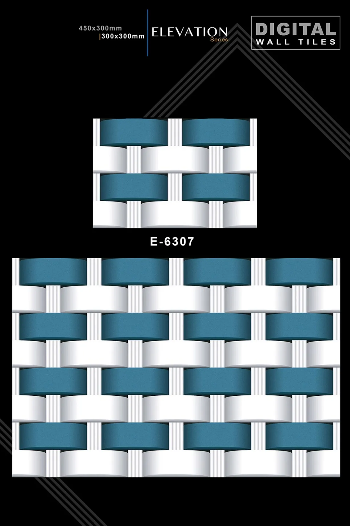 12 X 18 New Elevation E 4045 To E 9062 - Design 43 - 300x450mm Elevation