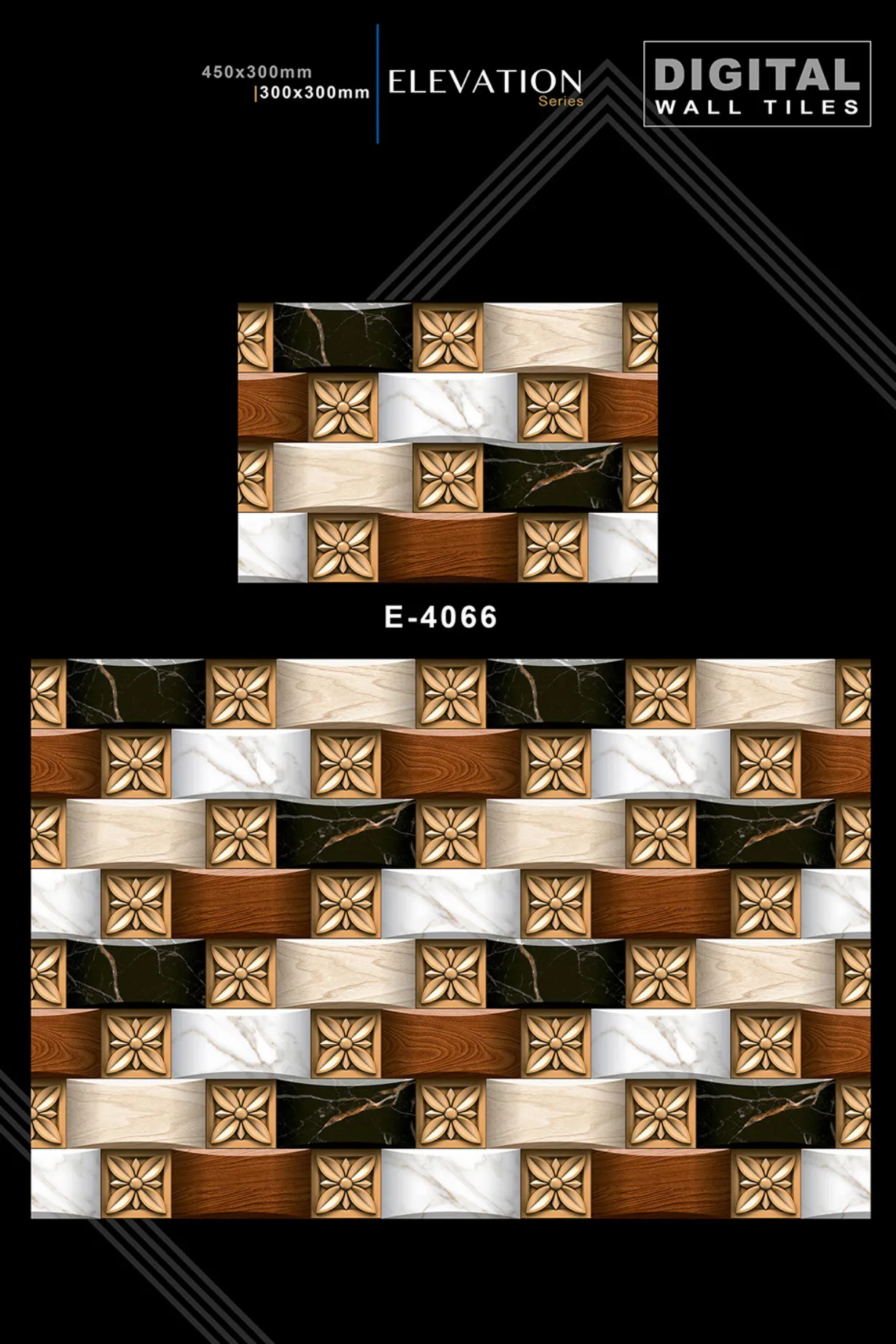 12 X 18 New Elevation - Design 6 - 300x450mm Elevation