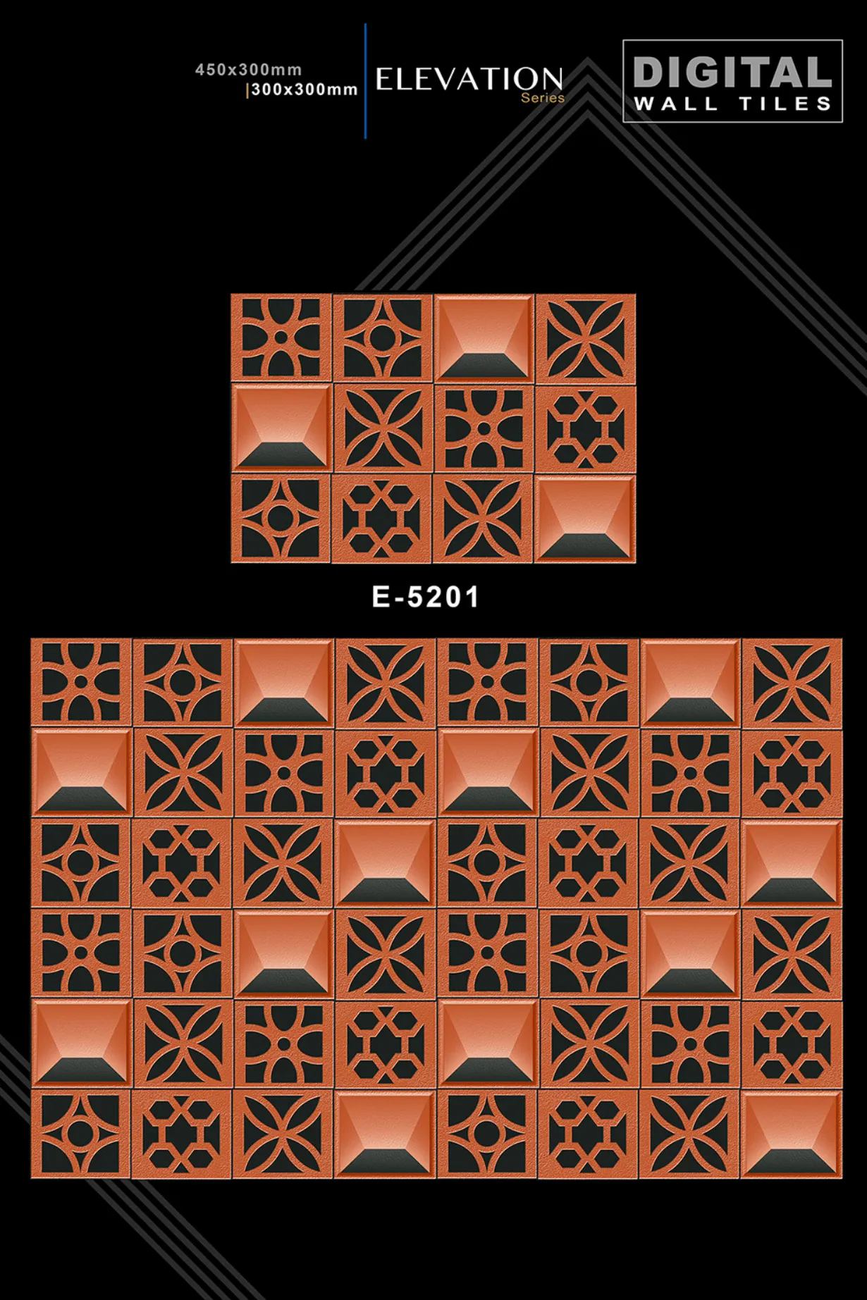 12 X 18 New Elevation - Design 10 - 300x450mm Elevation