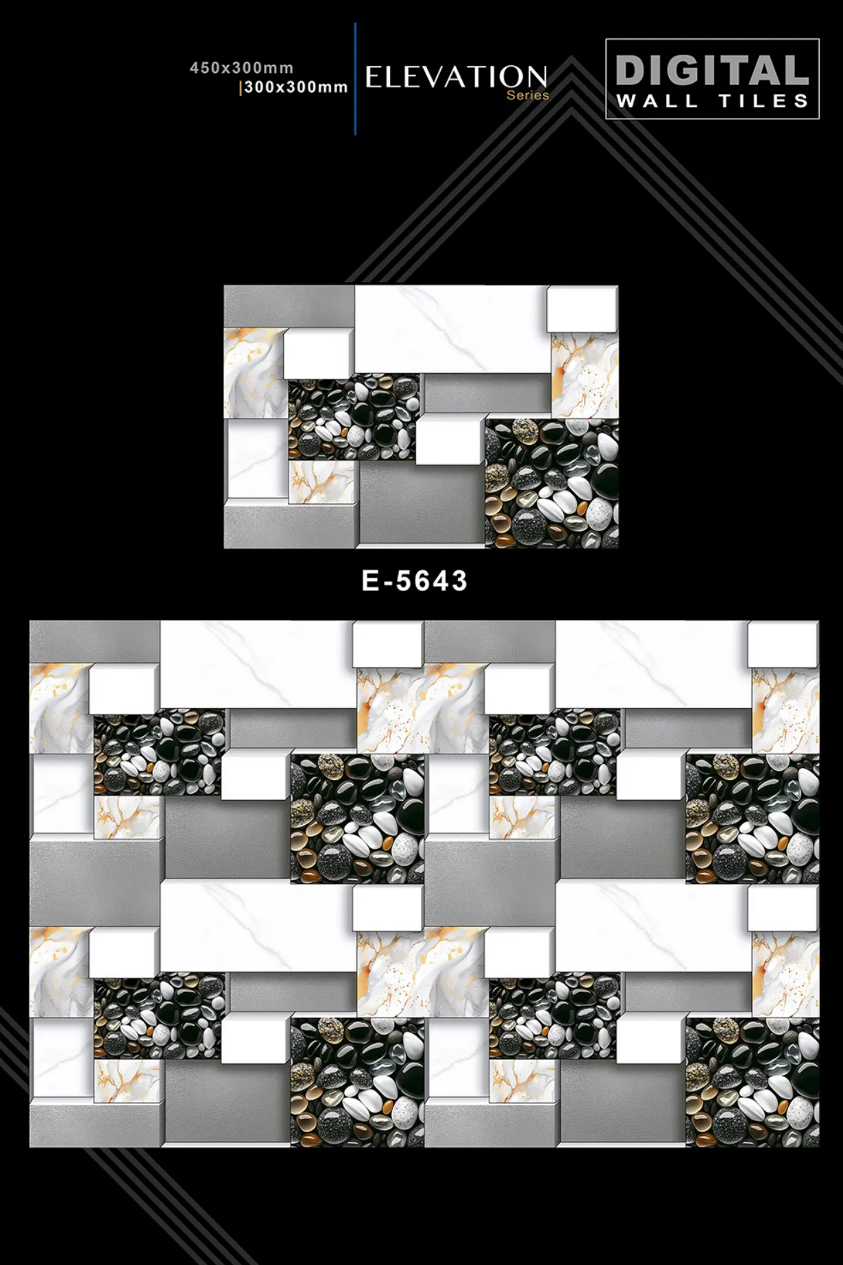 12 X 18 New Elevation - Design 12 - 300x450mm Elevation