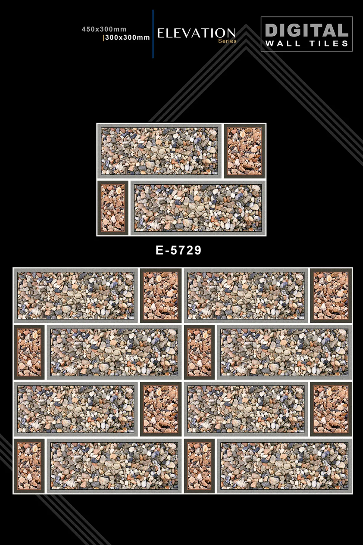 12 X 18 New Elevation - Design 15 - 300x450mm Elevation