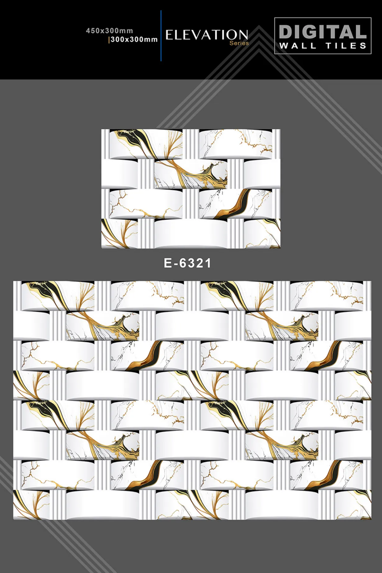 12 X 18 New Elevation - Design 33 - 300x450mm Elevation