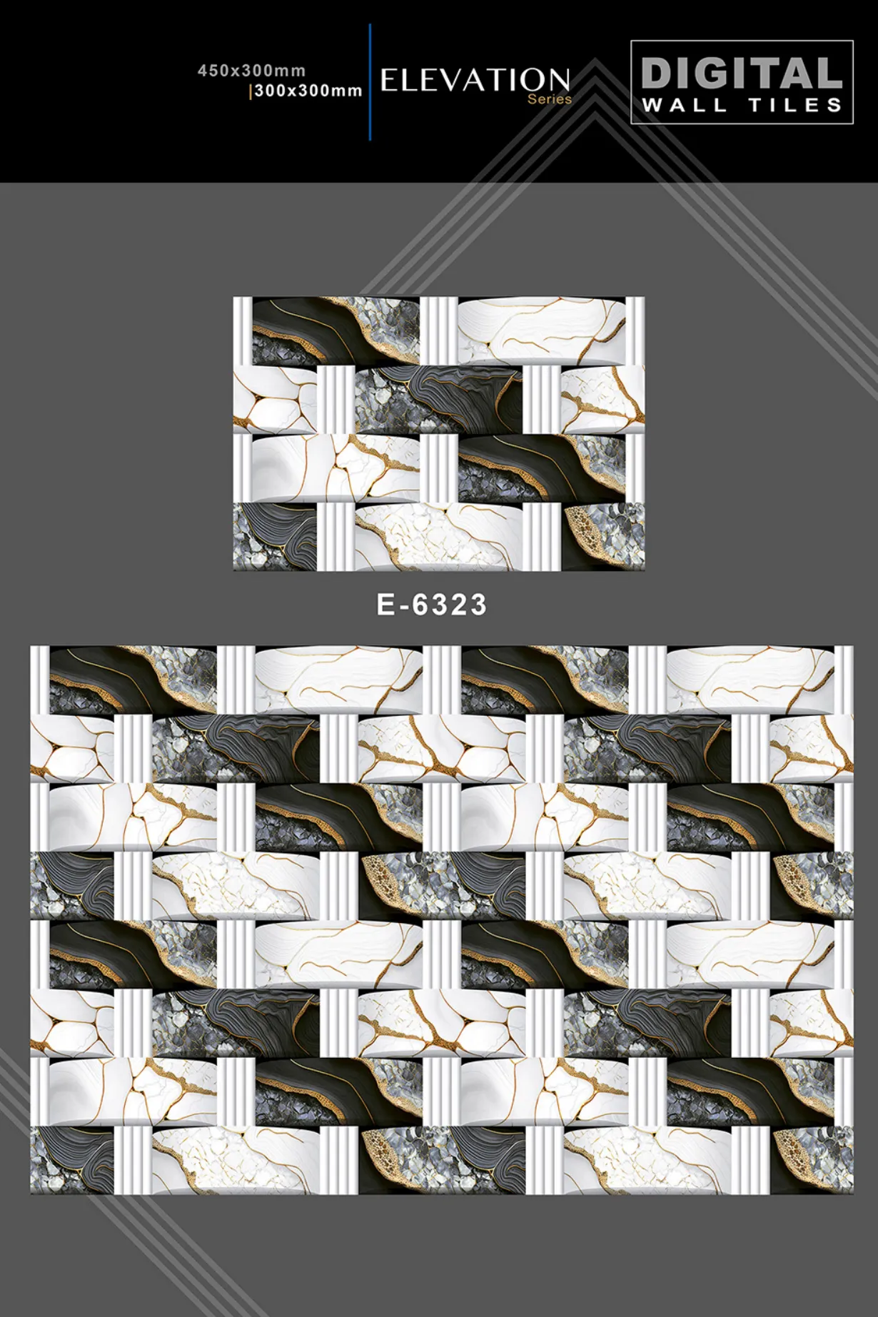 12 X 18 New Elevation - Design 35 - 300x450mm Elevation