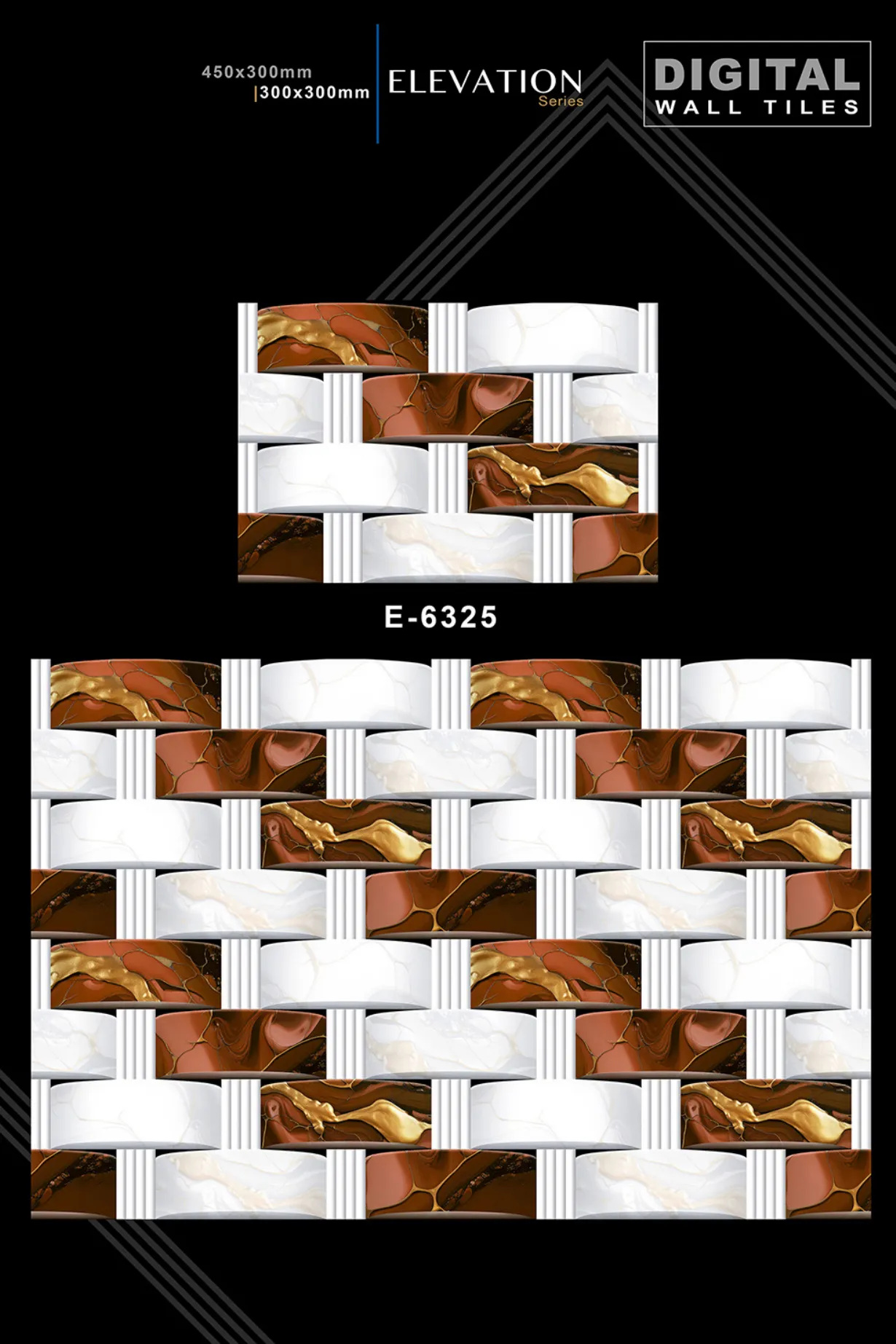12 X 18 New Elevation - Design 37 - 300x450mm Elevation