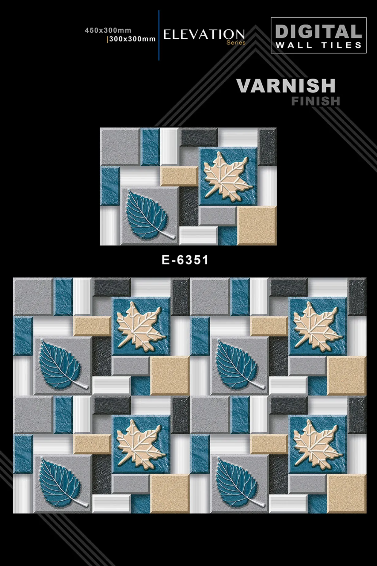 12 X 18 New Elevation - Design 43 - 300x450mm Elevation