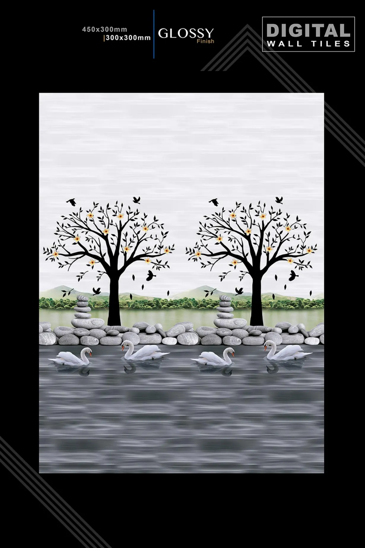 12 X 18 New Glossy 316 To 918 - Design 35 - 300x450mm Glossy