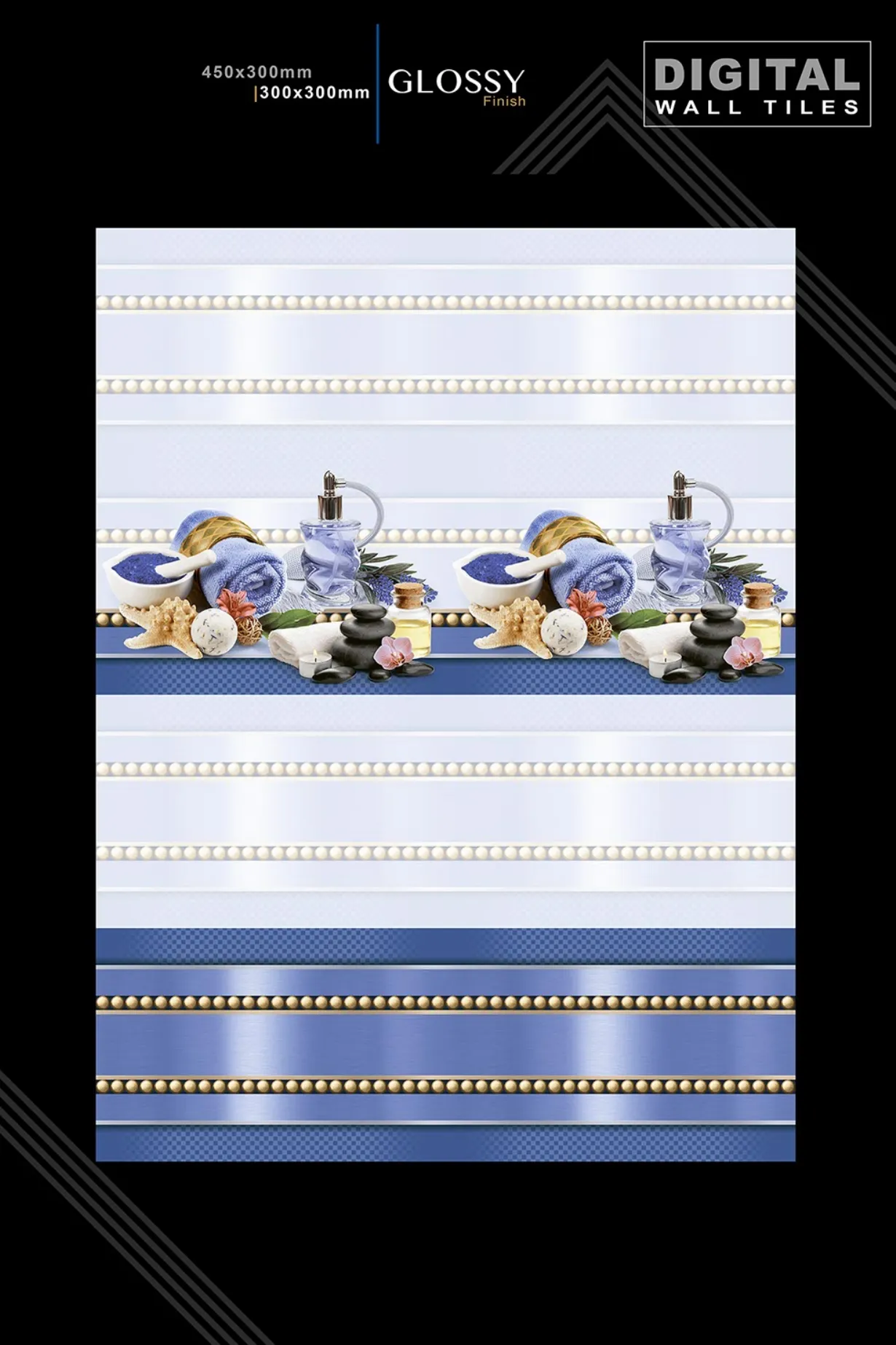 12 X 18 New Glossy 316 To 918 - Design 47 - 300x450mm Glossy