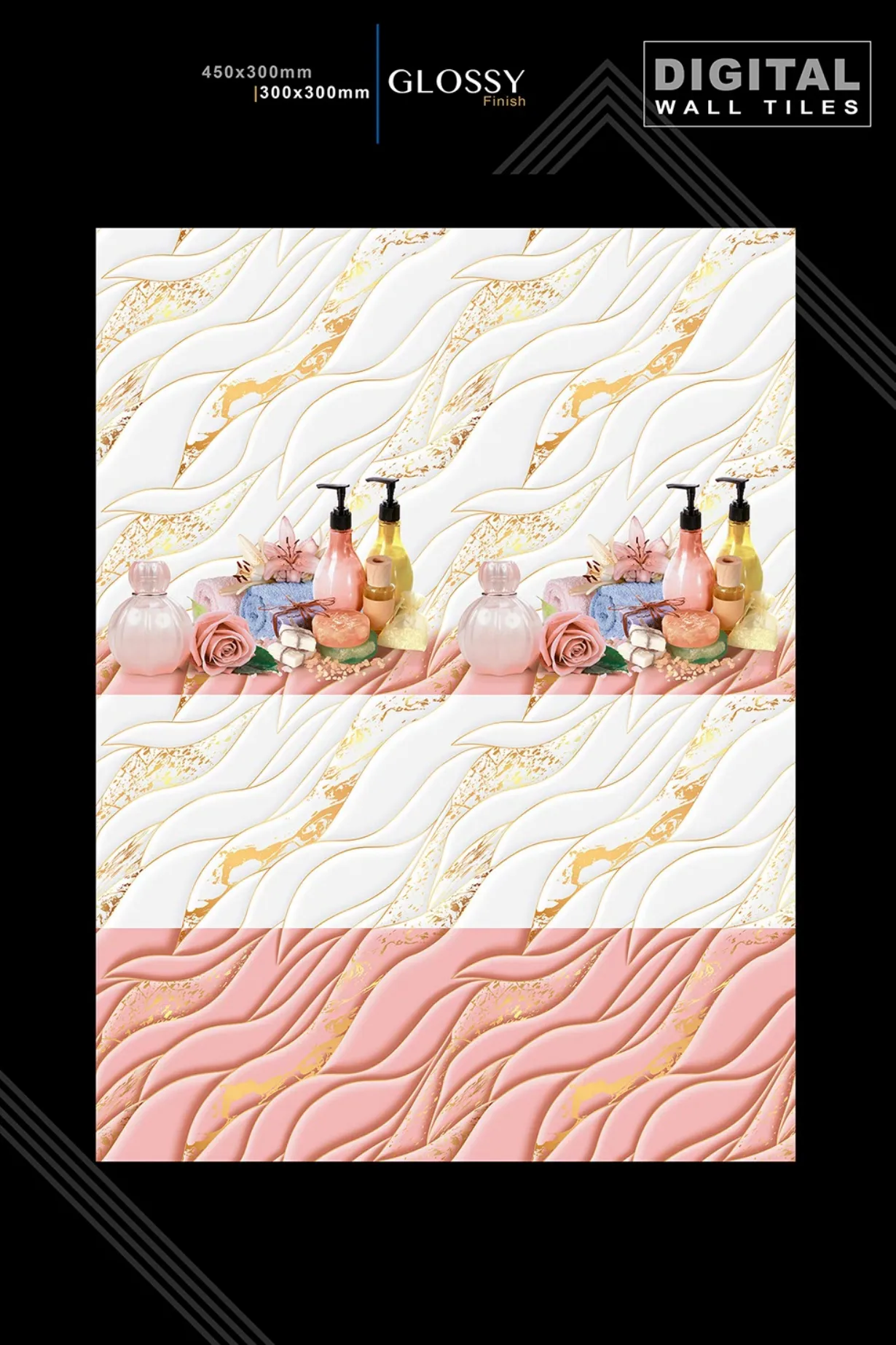 12 X 18 New Glossy 316 To 918 - Design 55 - 300x450mm Glossy