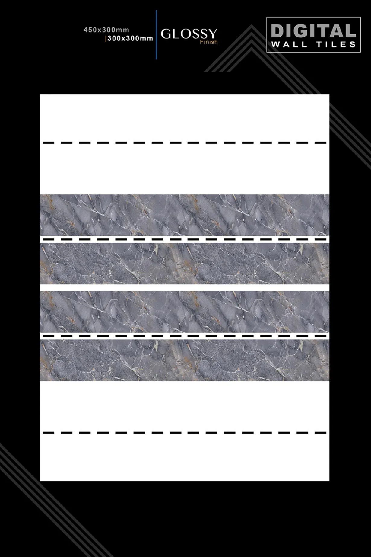 12 X 18 New Glossy 316 To 918 - Design 65 - 300x450mm Glossy