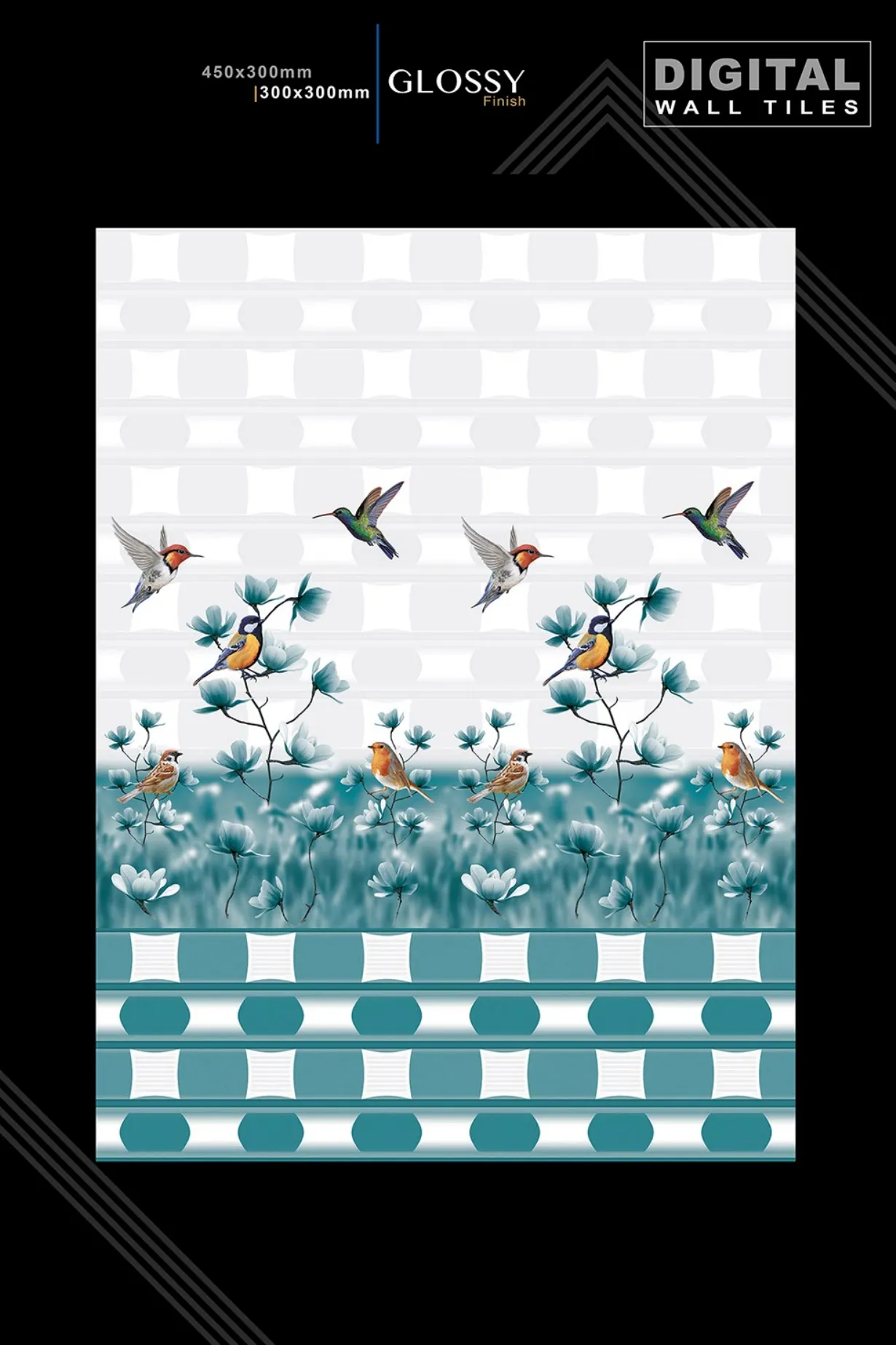 12 X 18 New Glossy 316 To 918 - Design 77 - 300x450mm Glossy