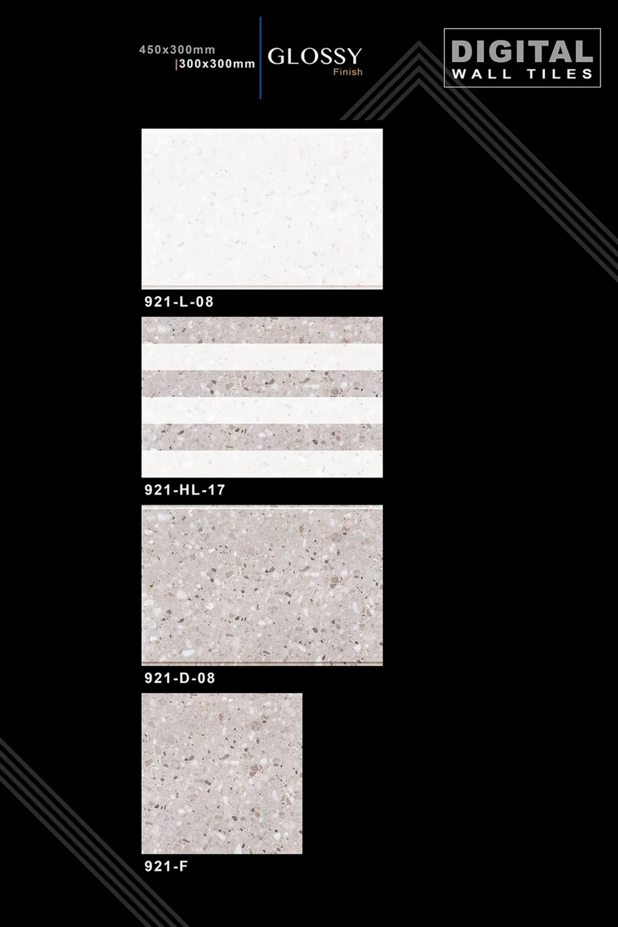 12 X 18 New Glossy 919 To 959 - Design 6 - 300x450mm Glossy