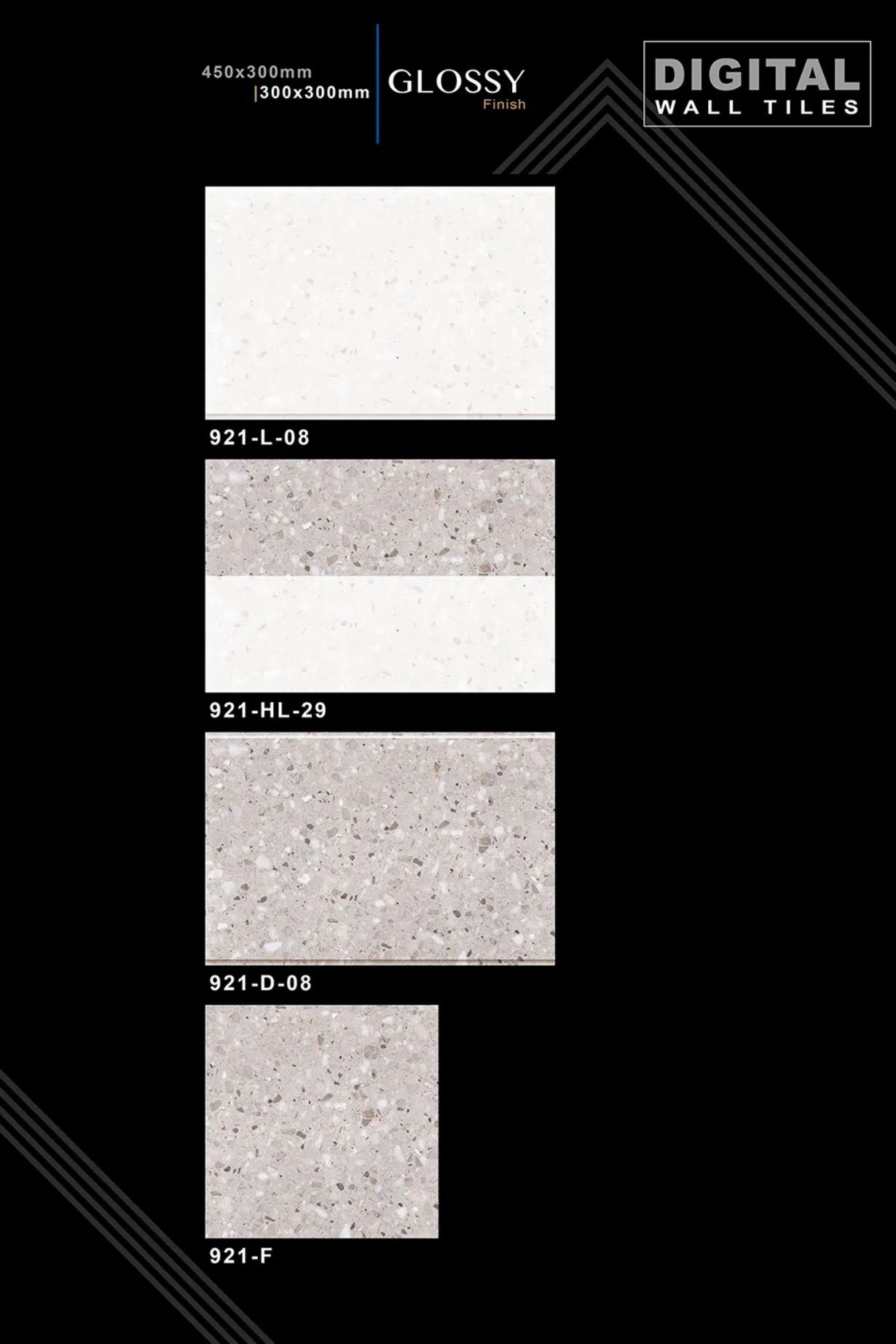 12 X 18 New Glossy 919 To 959 - Design 8 - 300x450mm Glossy