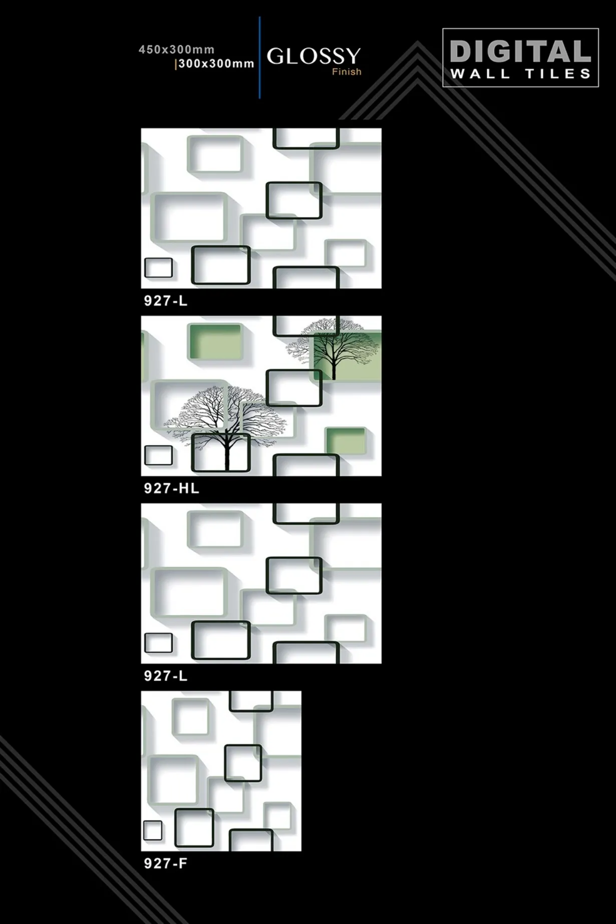 12 X 18 New Glossy 919 To 959 - Design 26 - 300x450mm Glossy