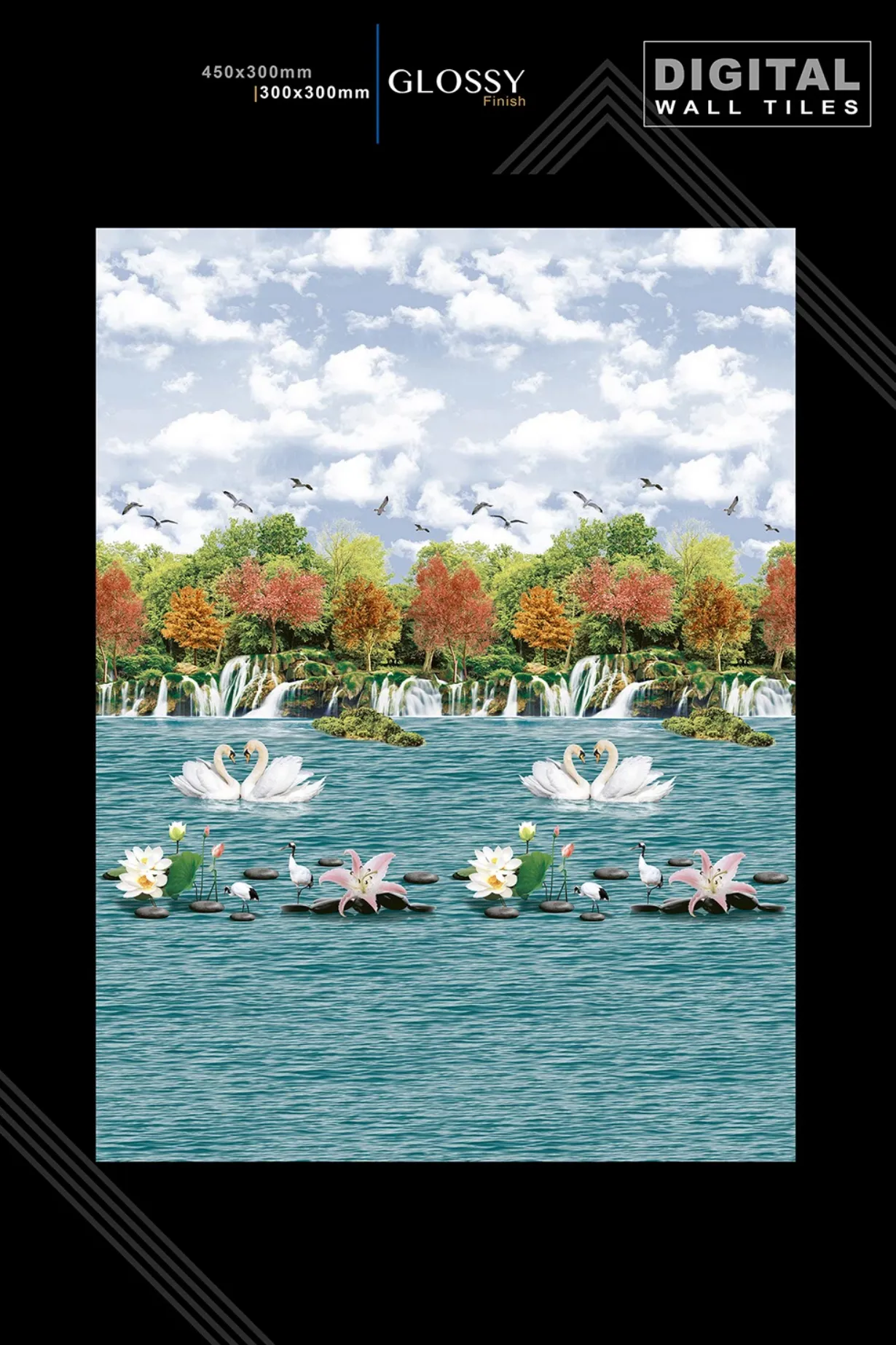 12 X 18 New Glossy 919 To 959 - Design 33 - 300x450mm Glossy