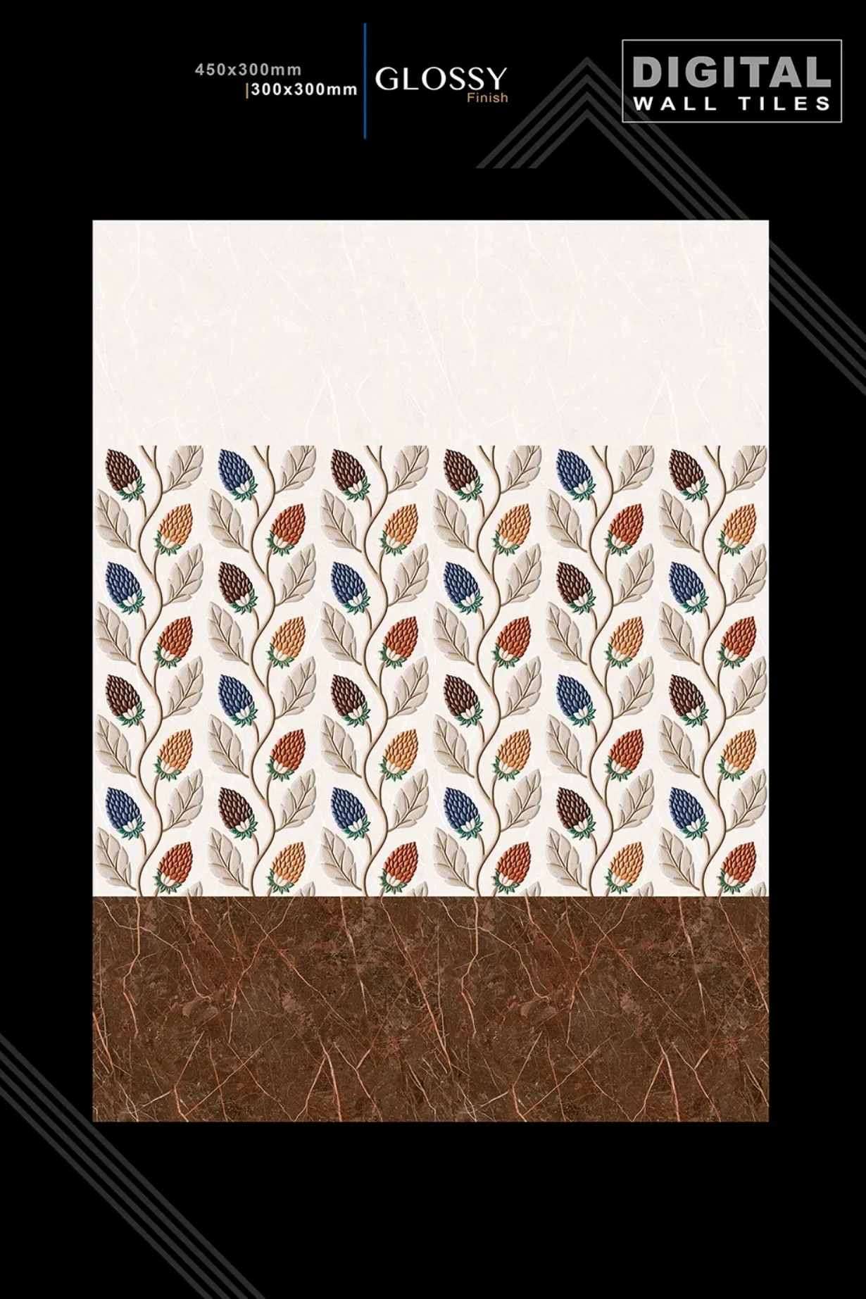 12 X 18 New Glossy 919 To 959 - Design 46 - 300x450mm Glossy