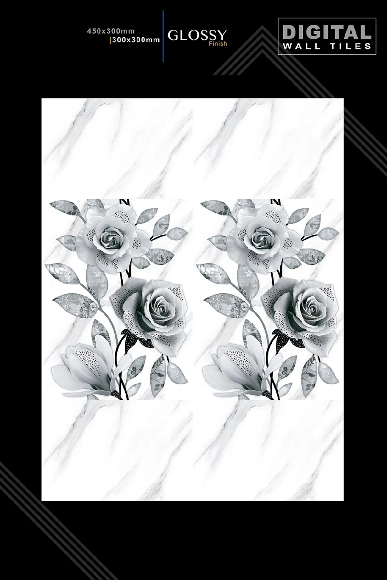 12 X 18 New Glossy 919 To 959 - Design 64 - 300x450mm Glossy