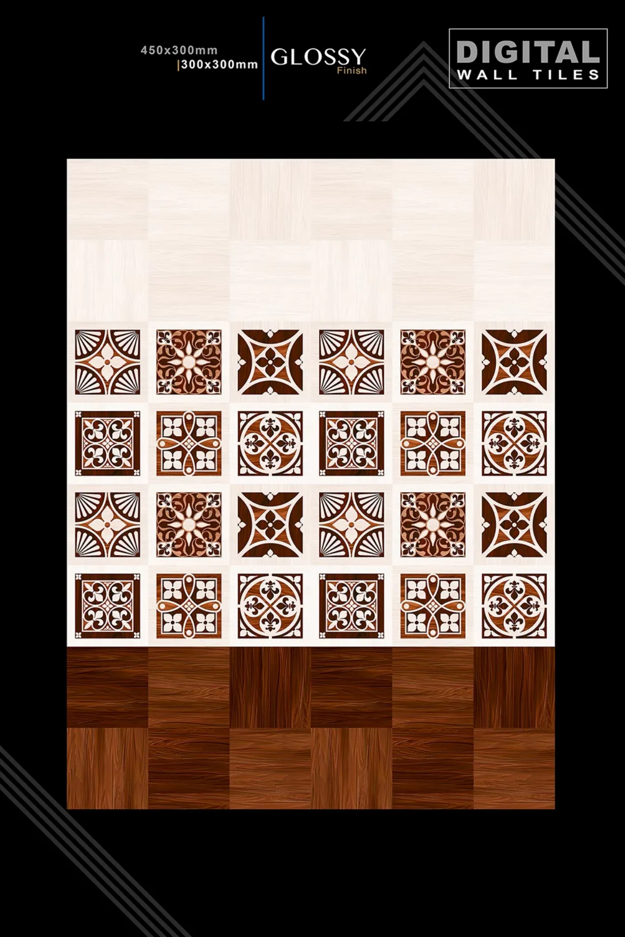 12 X 18 New Glossy 919 To 959 - Design 74 - 300x450mm Glossy