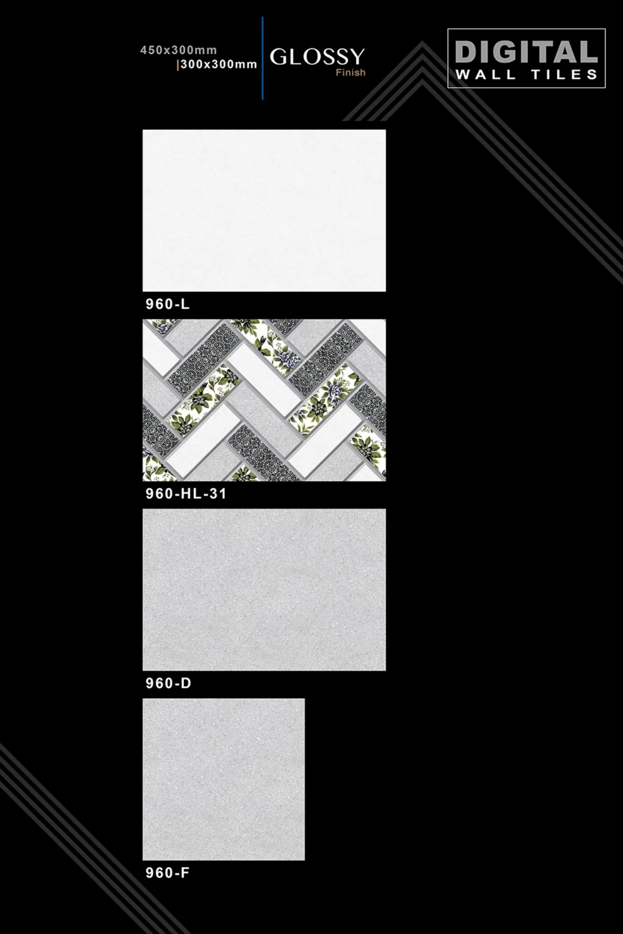 12 X 18 New Glossy 960 To 992 - Design 4 - 300x450mm Glossy