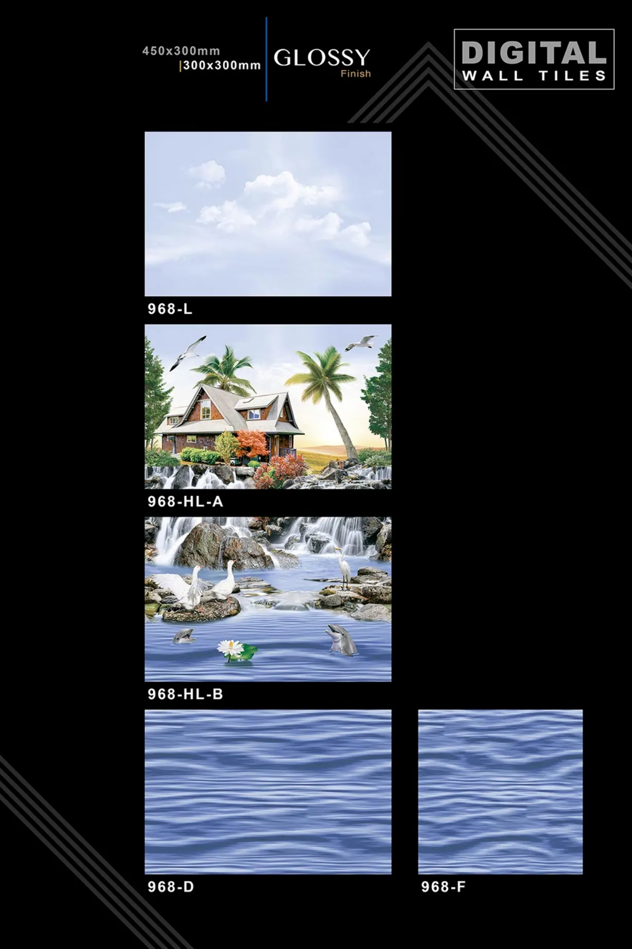 12 X 18 New Glossy 960 To 992 - Design 20 - 300x450mm Glossy