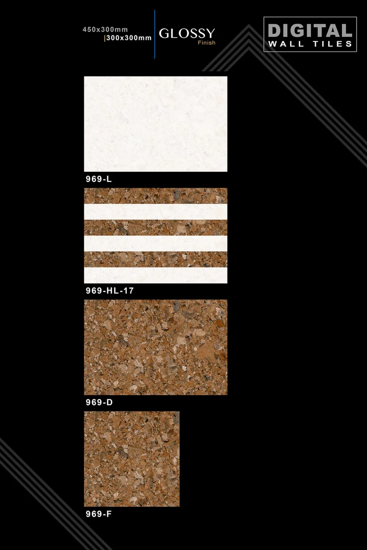 12 X 18 New Glossy 960 To 992 - Design 22 - 300x450mm Glossy