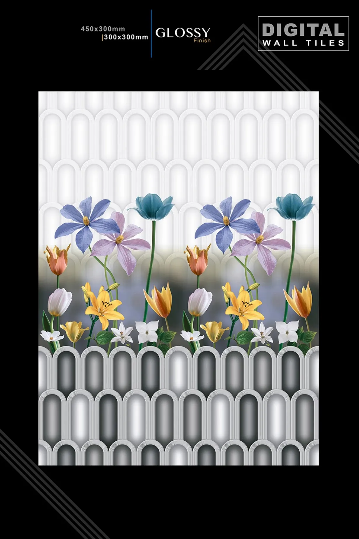 12 X 18 New Glossy 960 To 992 - Design 43 - 300x450mm Glossy