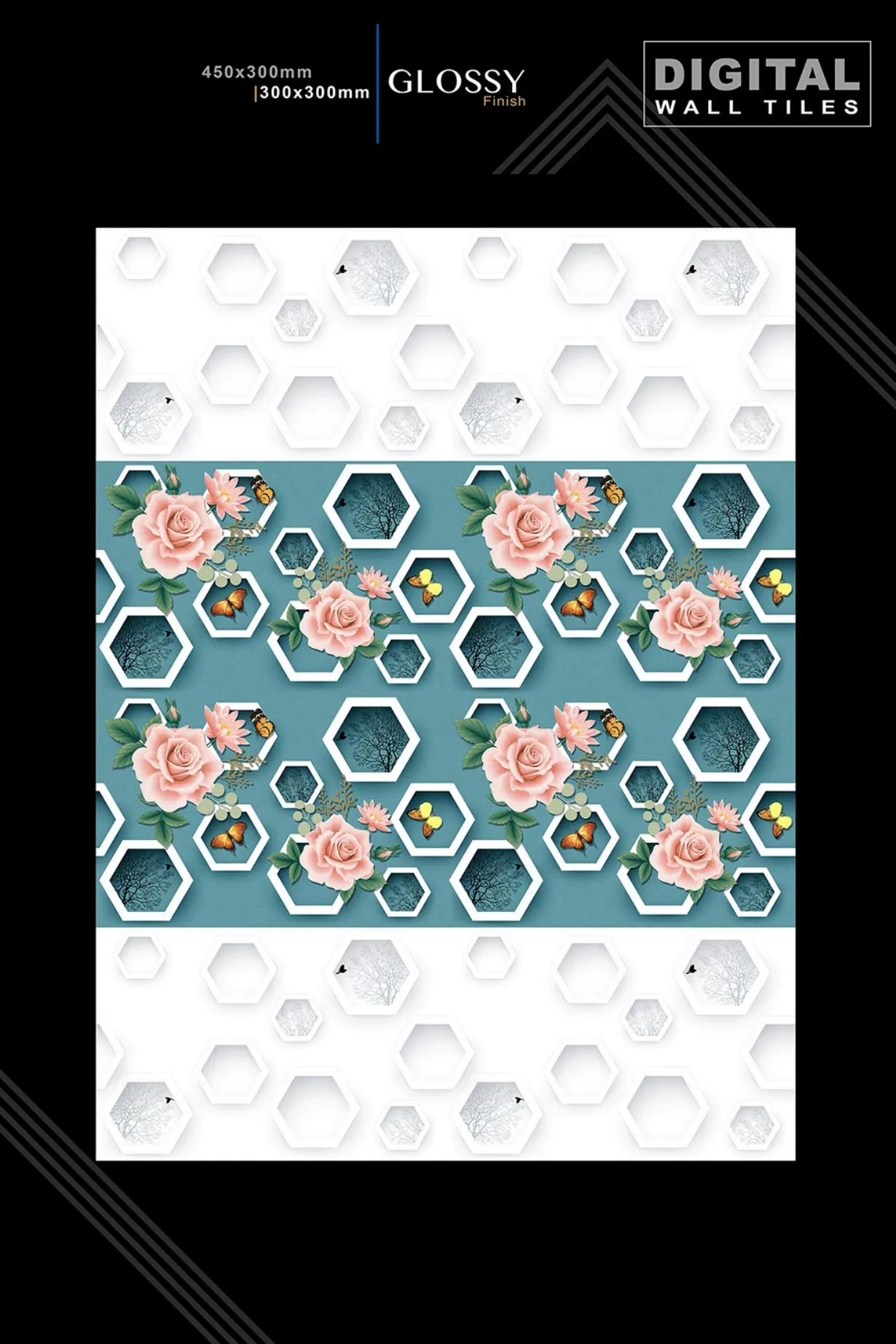 12 X 18 New Glossy 960 To 992 - Design 53 - 300x450mm Glossy