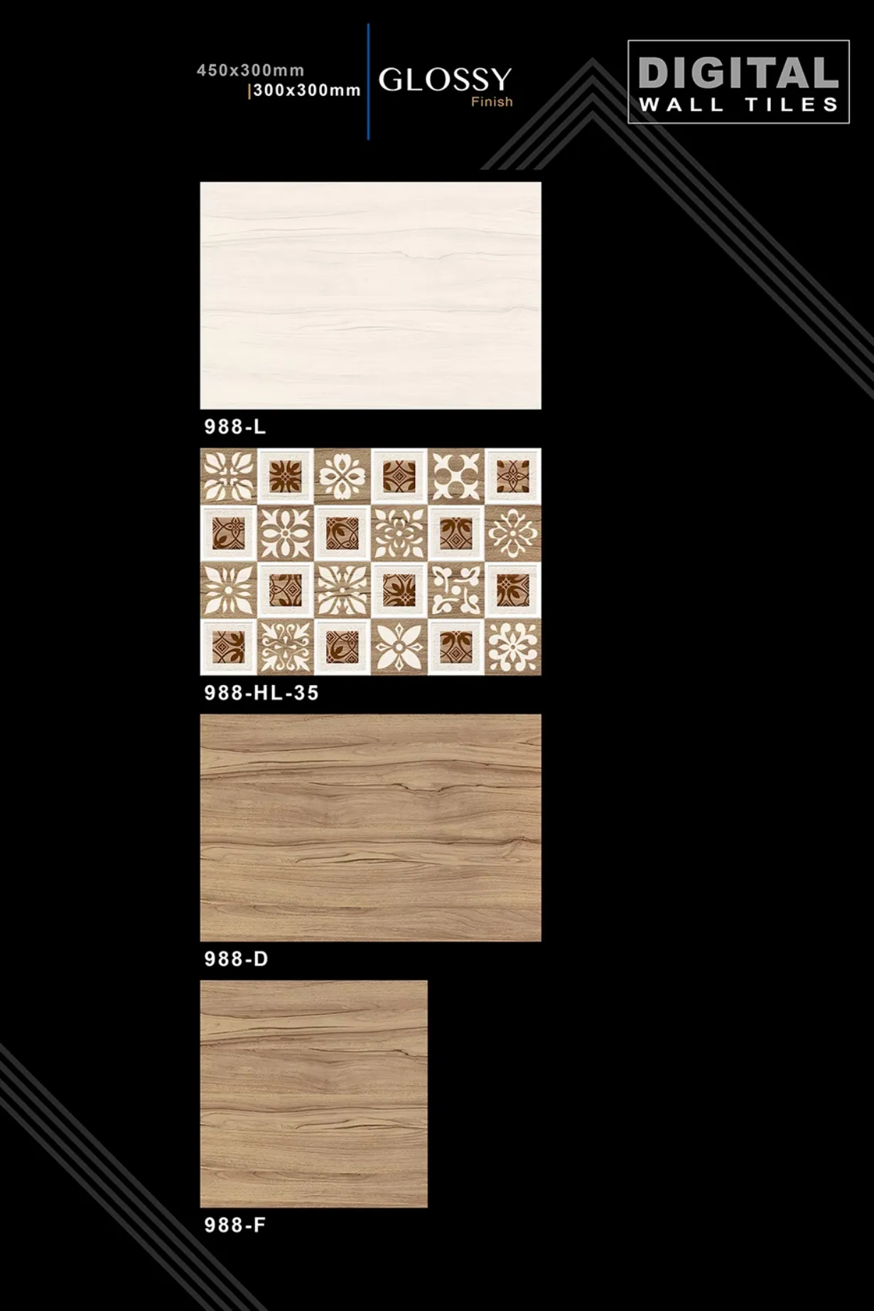 12 X 18 New Glossy 960 To 992 - Design 68 - 300x450mm Glossy