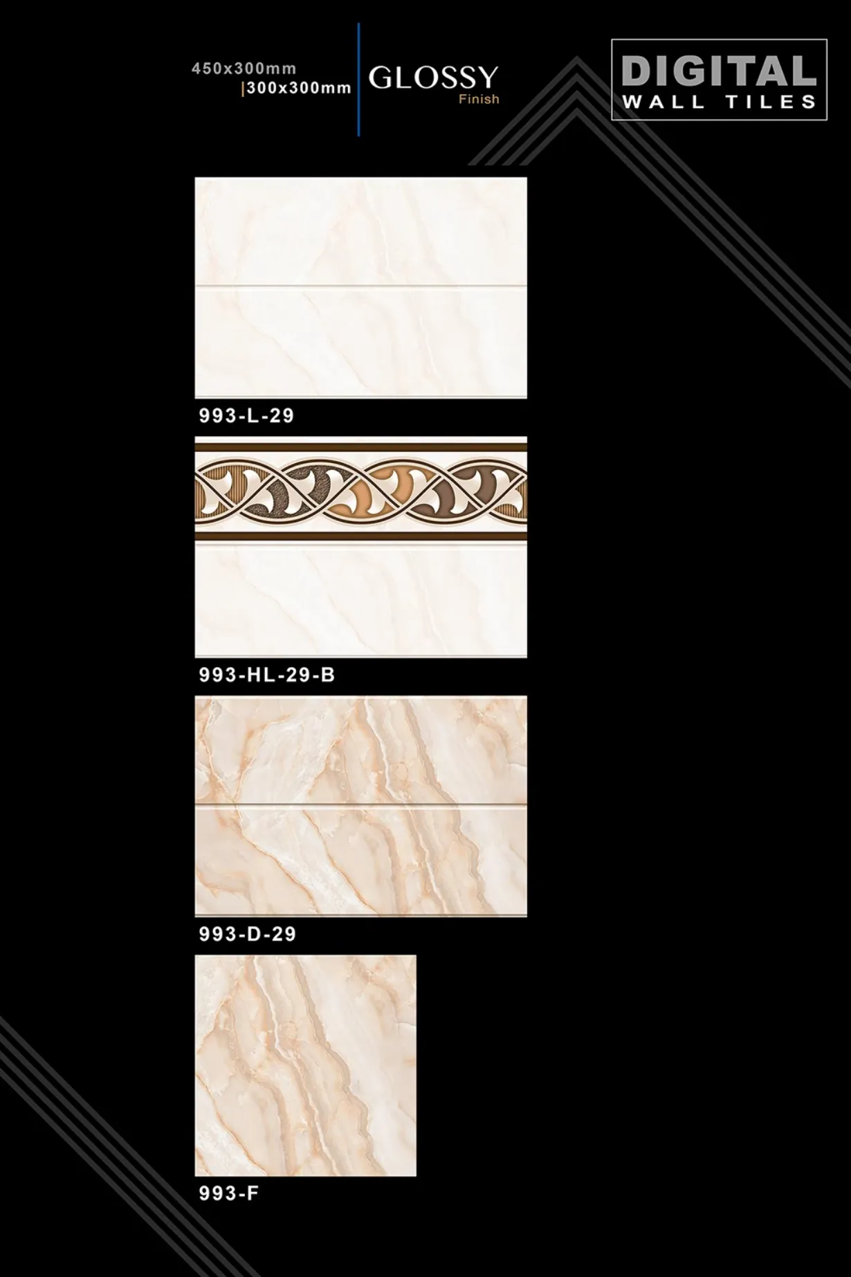 12 X 18 New Glossy 993 To Orant - Design 2 - 300x450mm Glossy