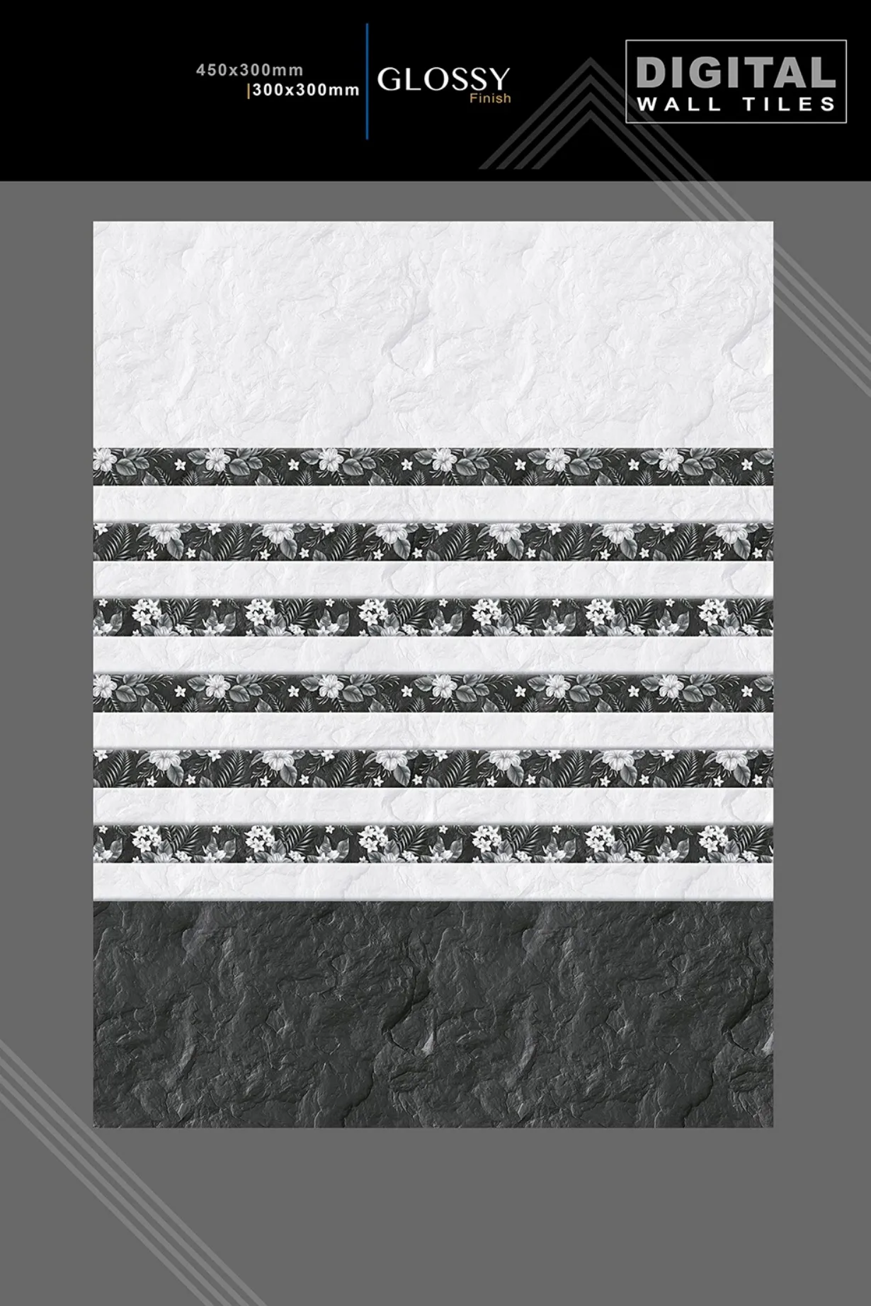 12 X 18 New Glossy 993 To Orant - Design 5 - 300x450mm Glossy