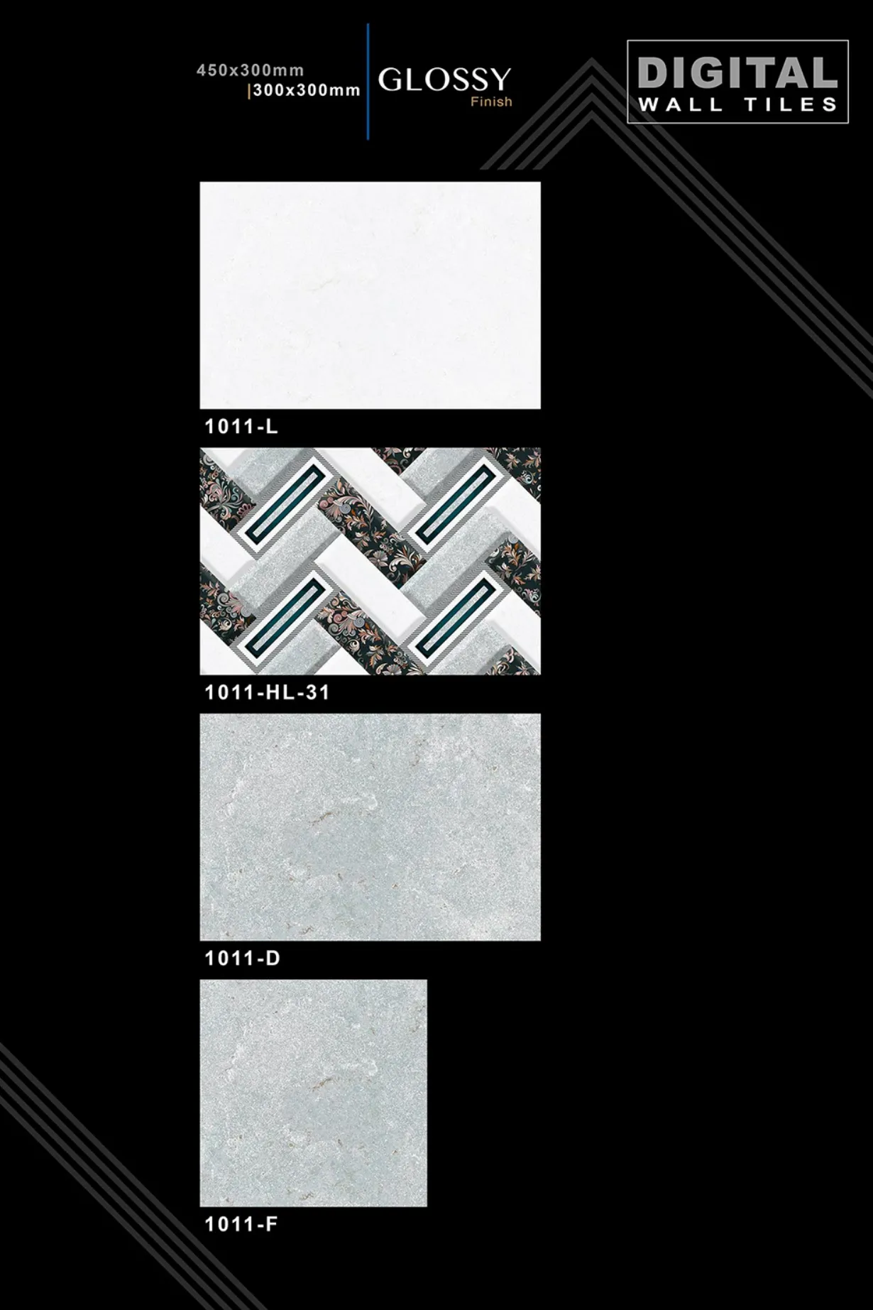12 X 18 New Glossy 993 To Orant - Design 18 - 300x450mm Glossy