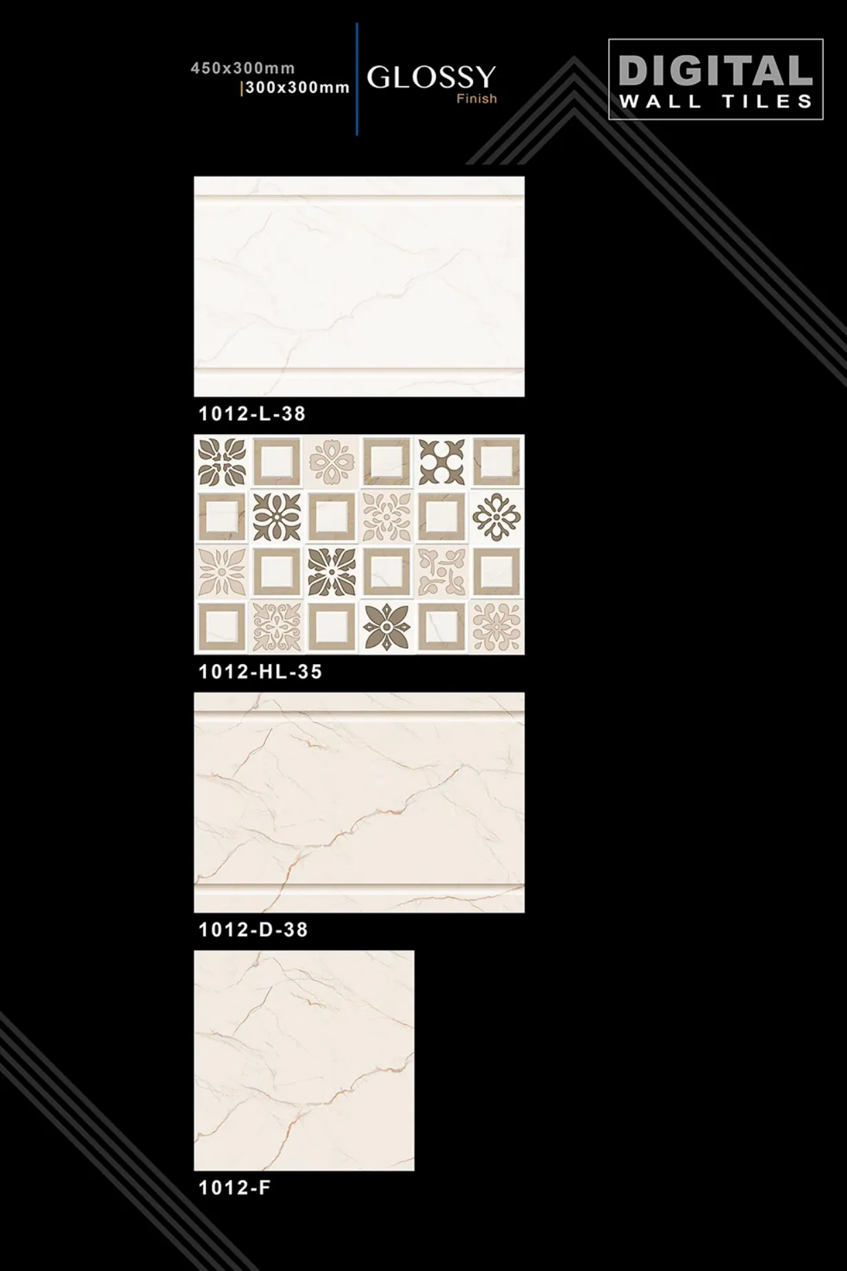 12 X 18 New Glossy 993 To Orant - Design 20 - 300x450mm Glossy