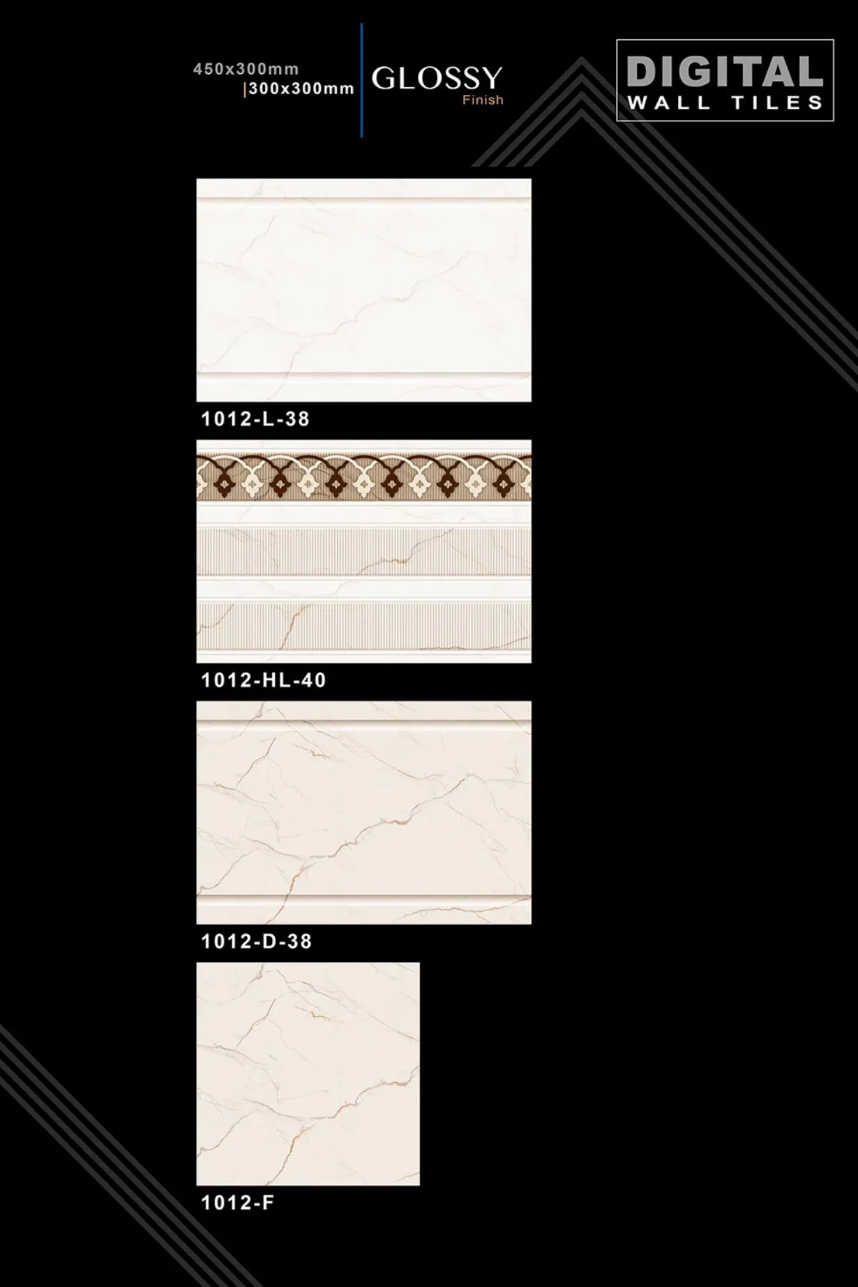 12 X 18 New Glossy 993 To Orant - Design 22 - 300x450mm Glossy