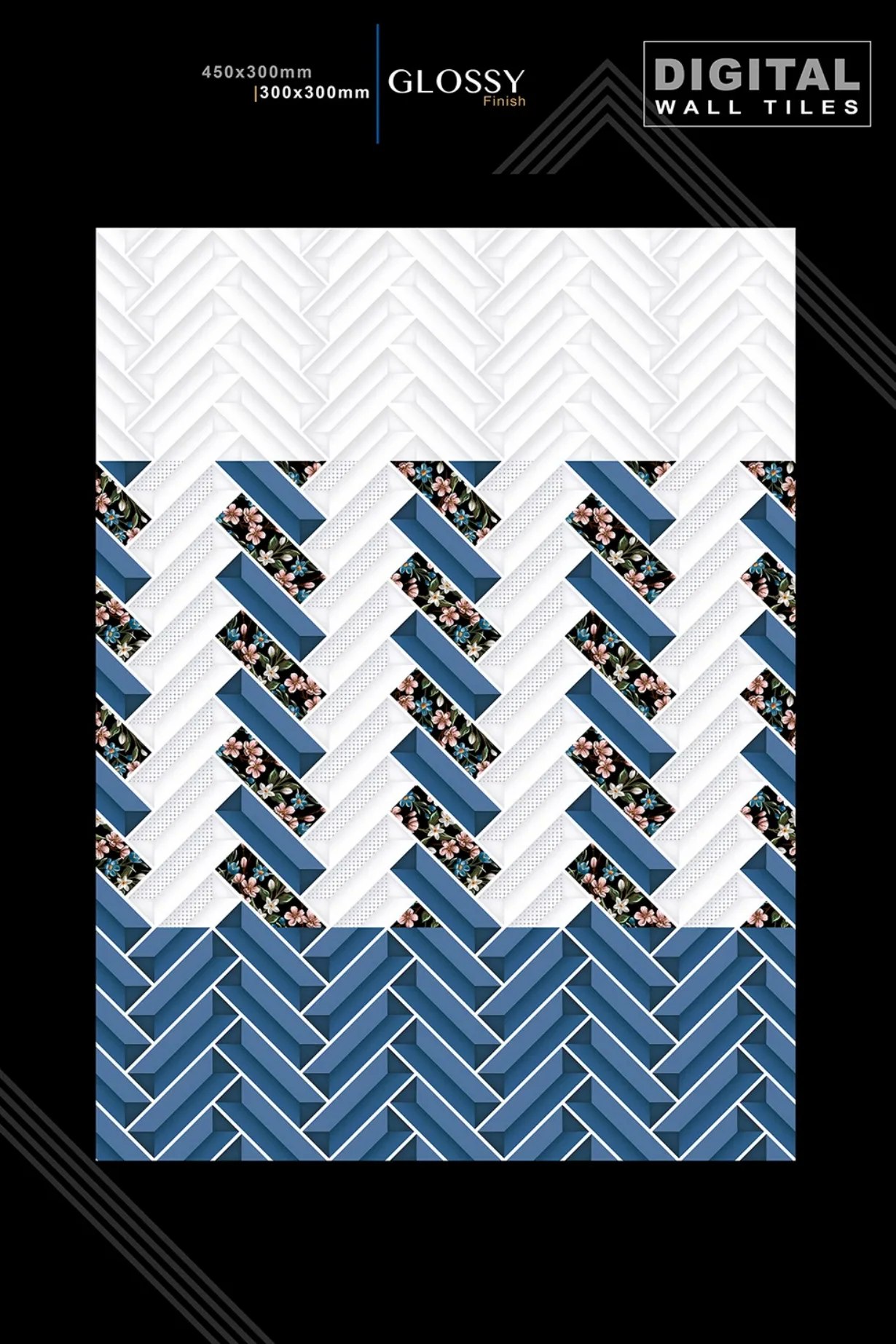 12 X 18 New Glossy 993 To Orant - Design 25 - 300x450mm Glossy