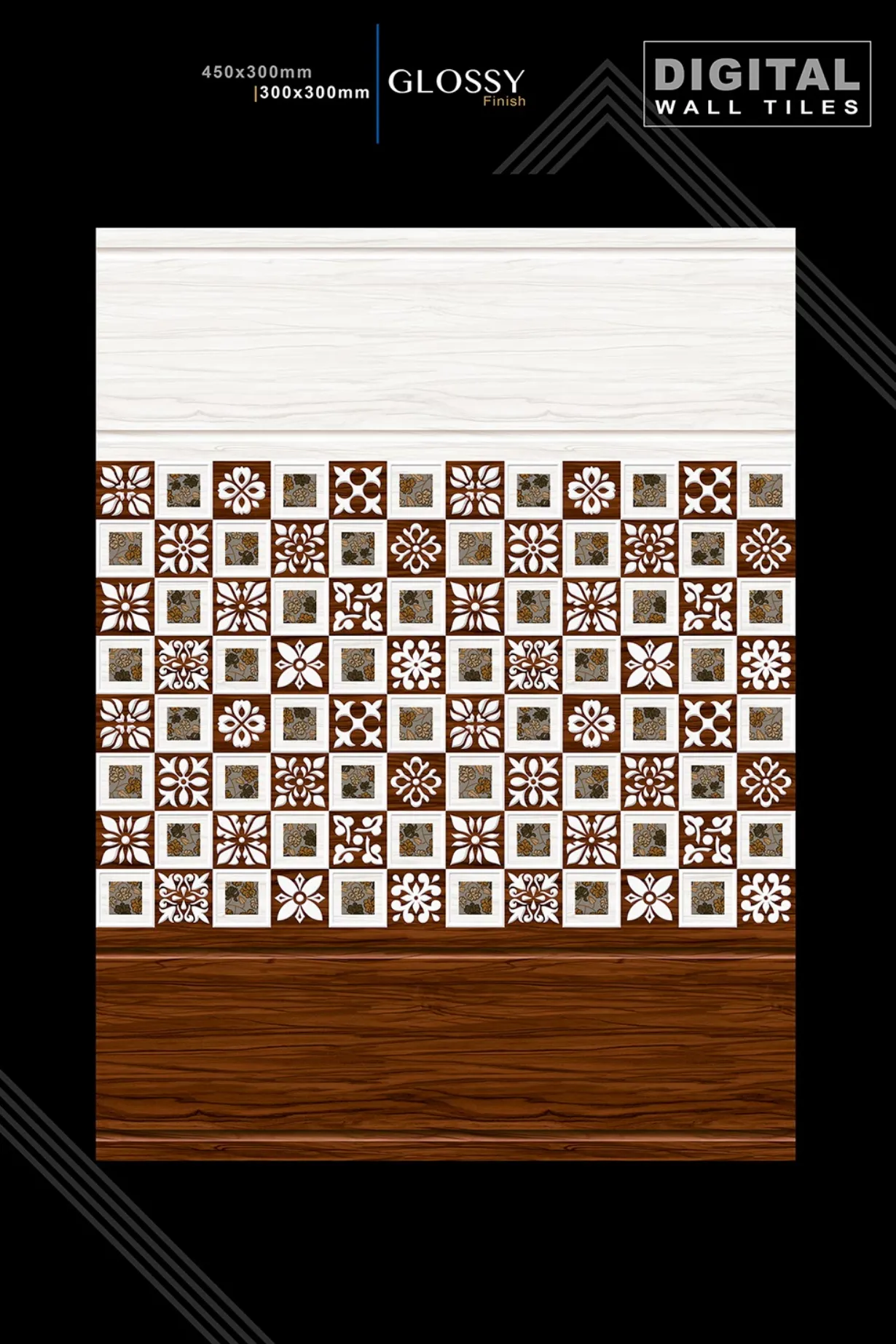 12 X 18 New Glossy 993 To Orant - Design 27 - 300x450mm Glossy