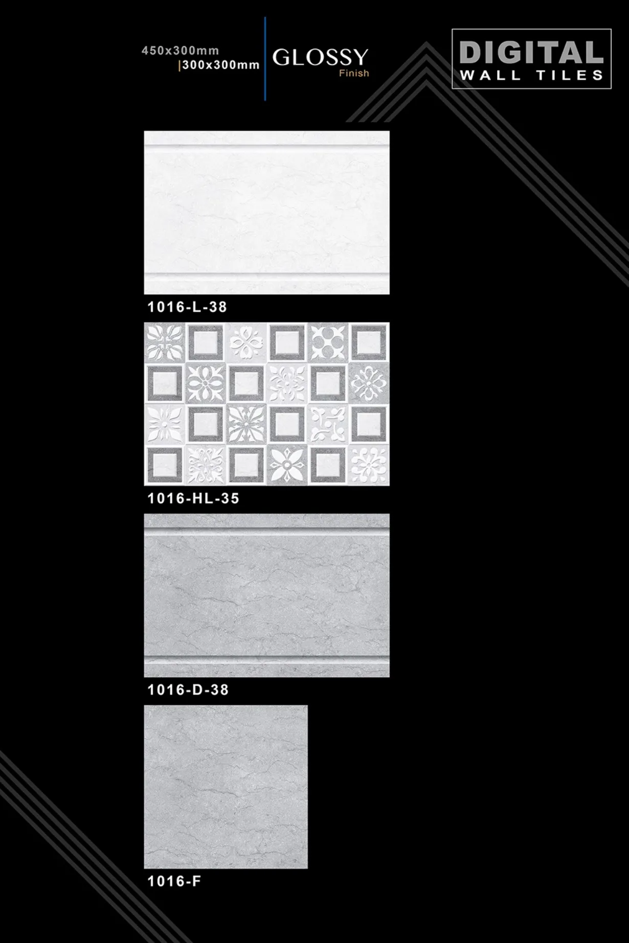 12 X 18 New Glossy 993 To Orant - Design 34 - 300x450mm Glossy