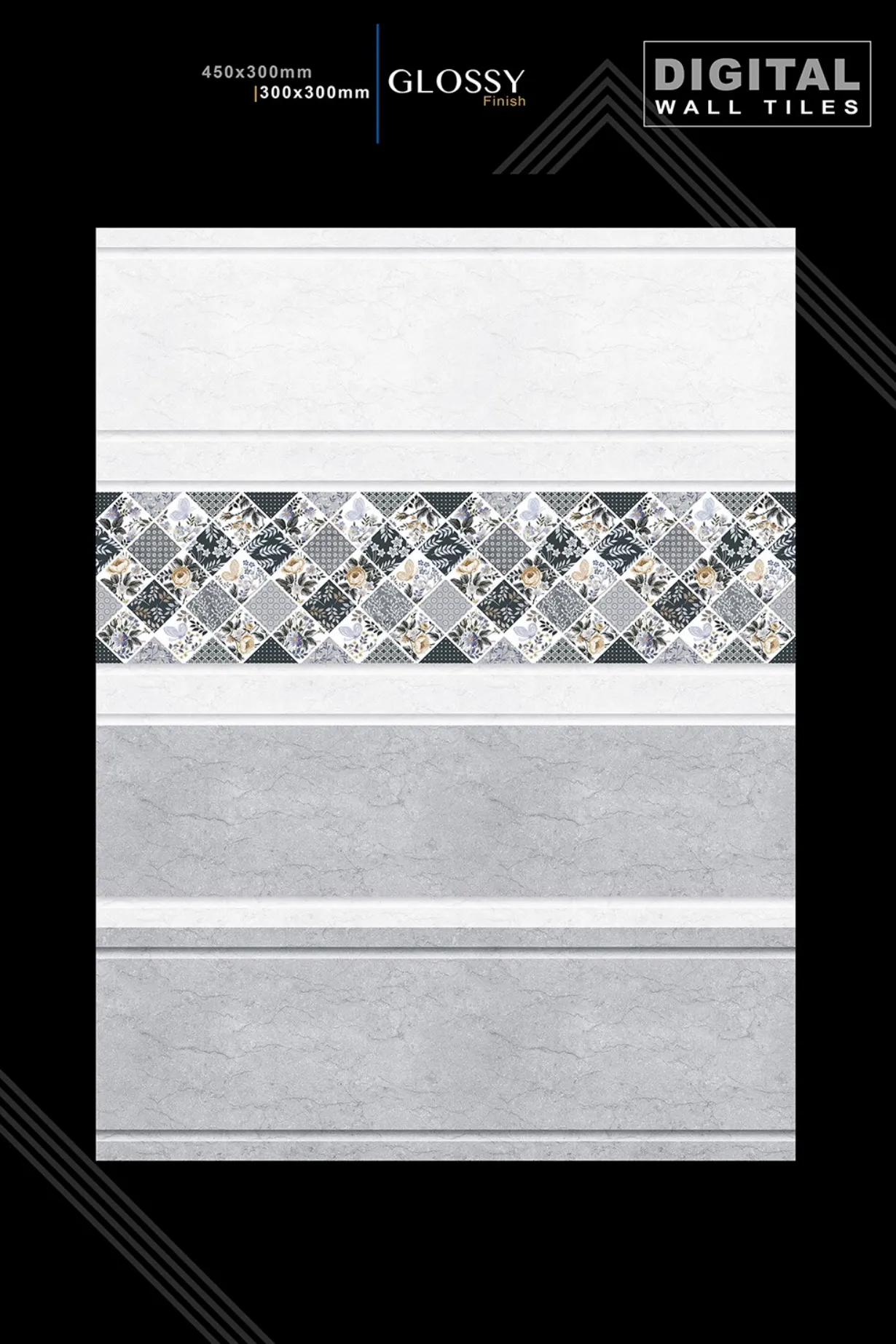 12 X 18 New Glossy 993 To Orant - Design 37 - 300x450mm Glossy