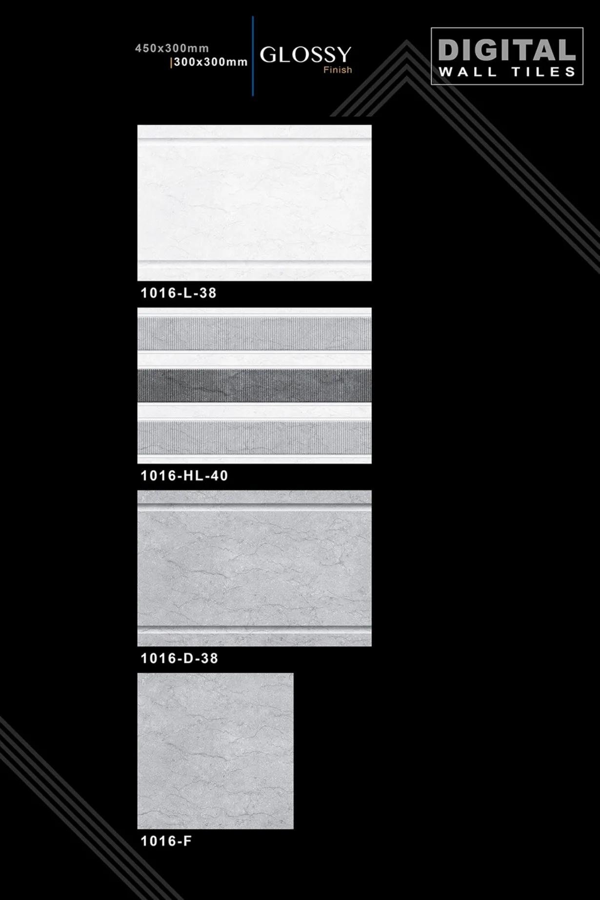 12 X 18 New Glossy 993 To Orant - Design 38 - 300x450mm Glossy