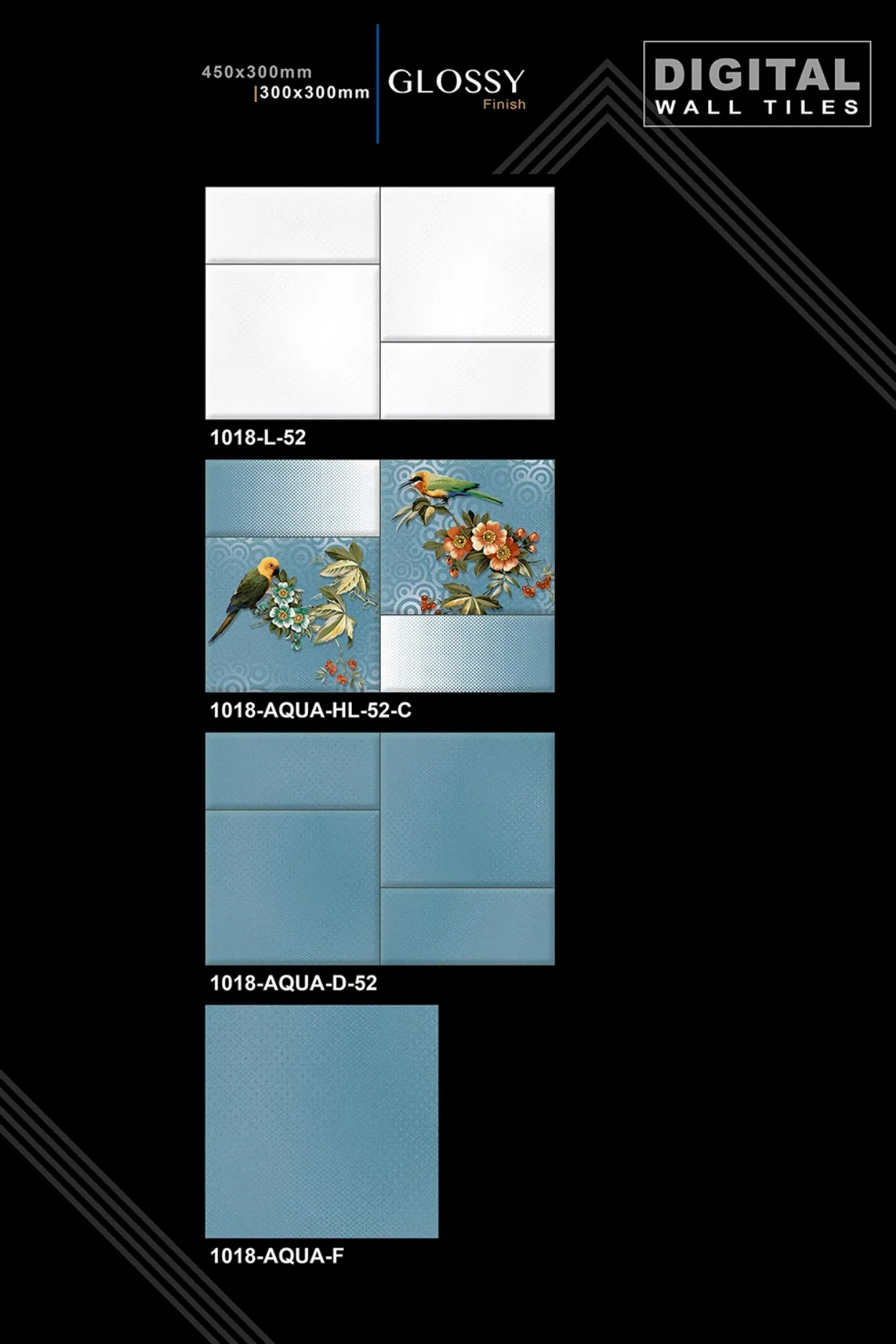 12 X 18 New Glossy 993 To Orant - Design 42 - 300x450mm Glossy