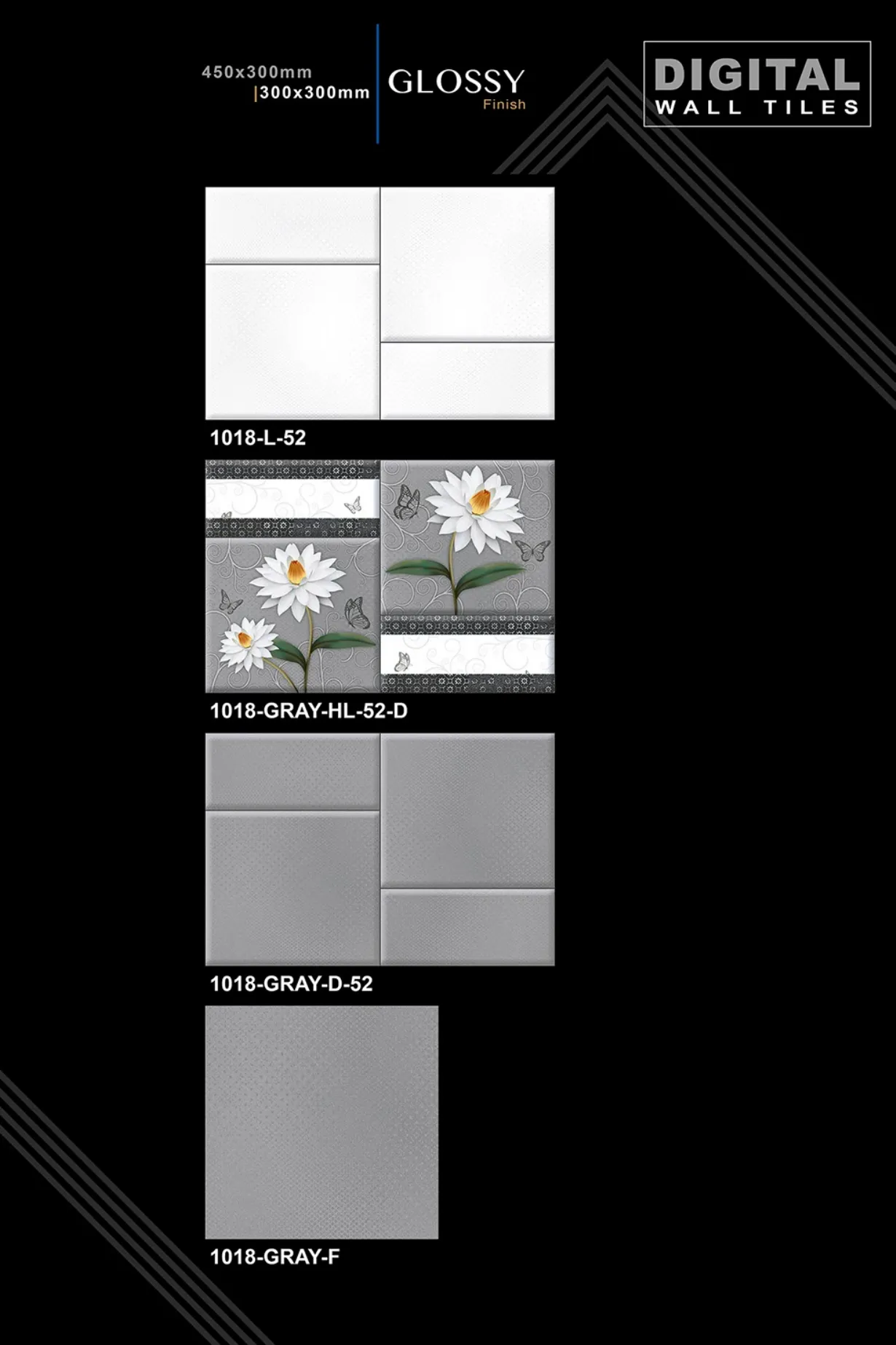 12 X 18 New Glossy 993 To Orant - Design 46 - 300x450mm Glossy