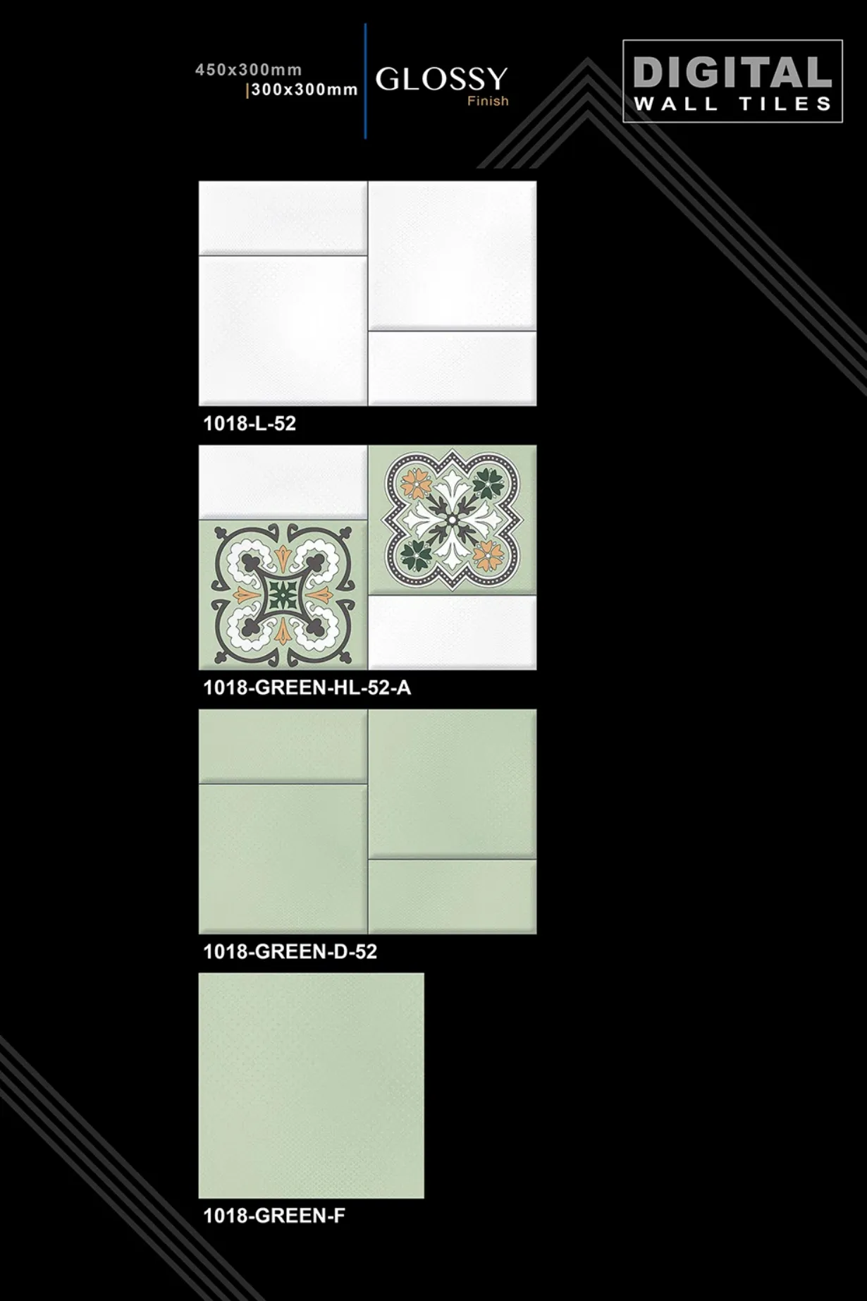 12 X 18 New Glossy 993 To Orant - Design 48 - 300x450mm Glossy