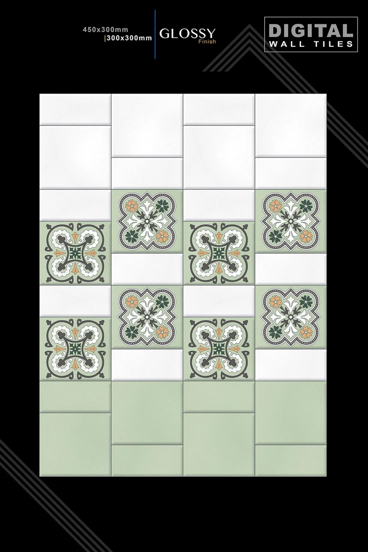 12 X 18 New Glossy 993 To Orant - Design 49 - 300x450mm Glossy