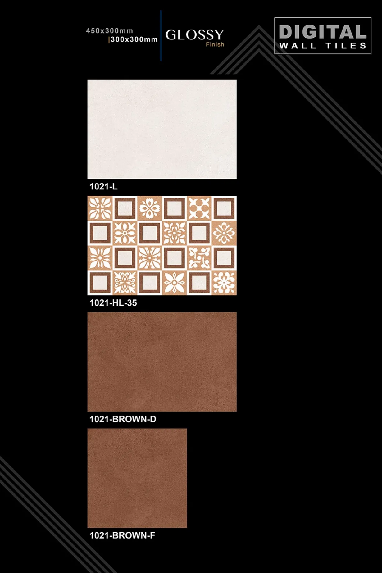 12 X 18 New Glossy 993 To Orant - Design 66 - 300x450mm Glossy
