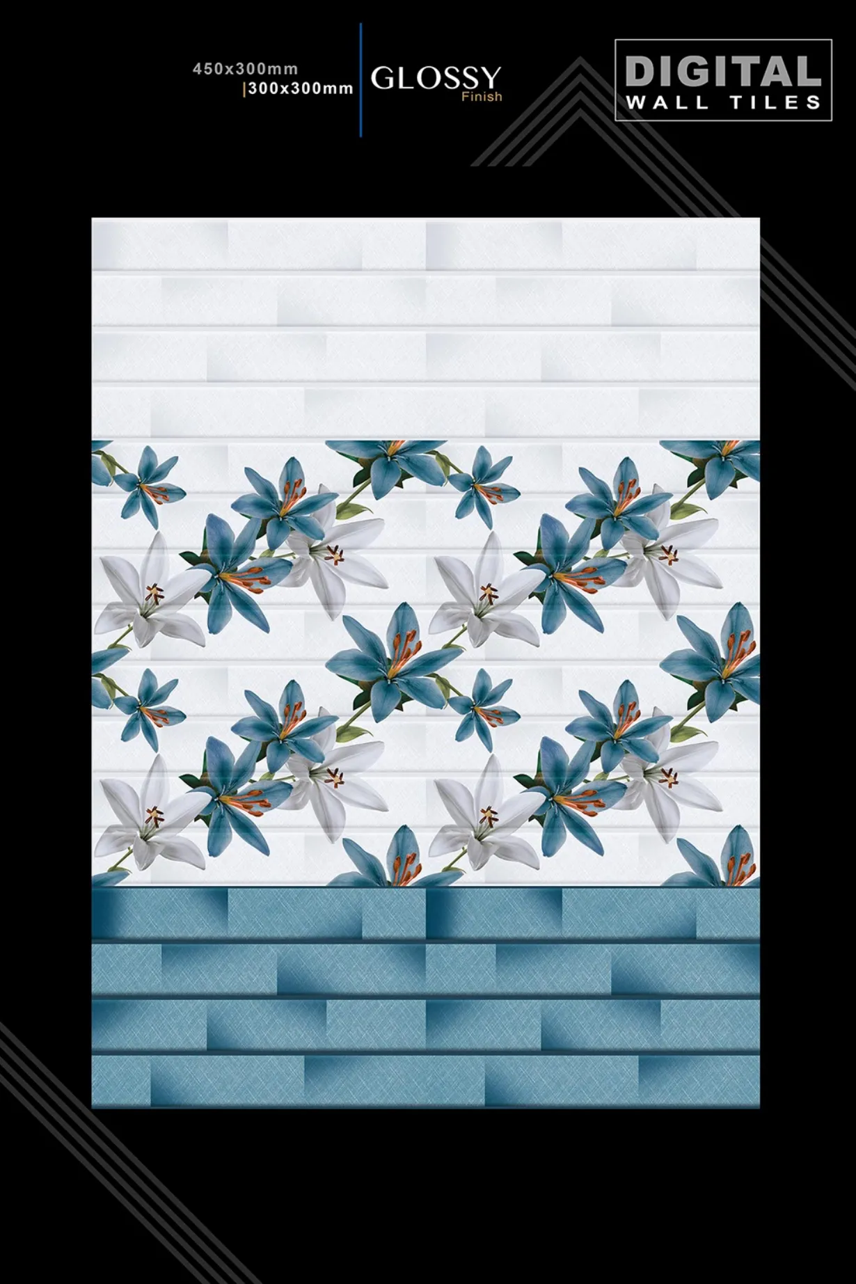 12 X 18 New Glossy 993 To Orant - Design 77 - 300x450mm Glossy